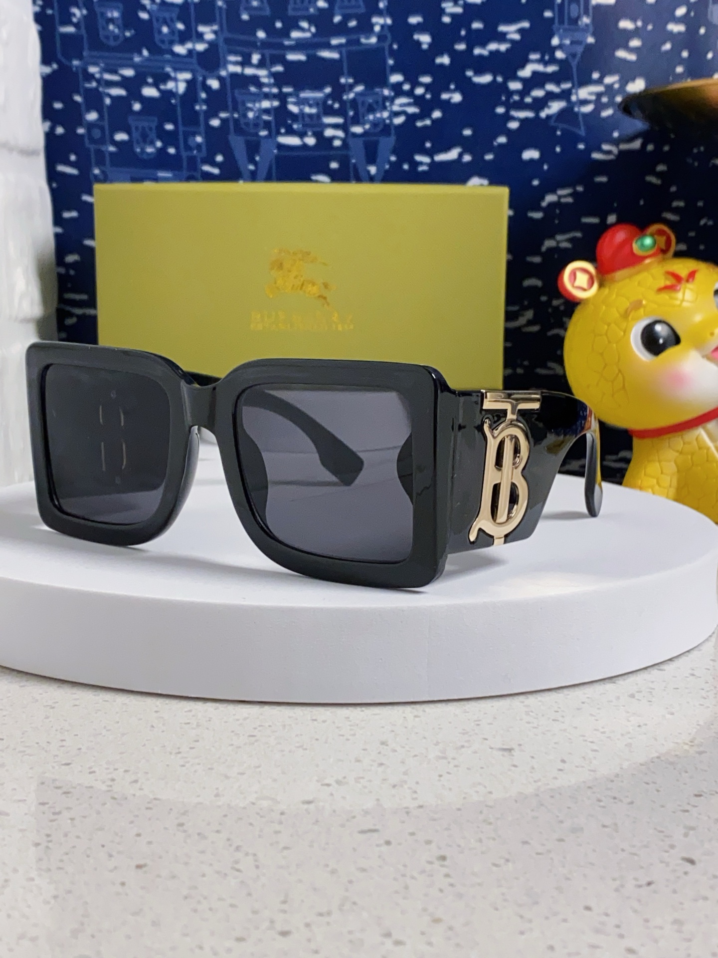 BURBERRY バーバリー サングラス 大サイズ メンズ レディース 25年新作 BE4406U ブラック 多色展開 - 画像 8