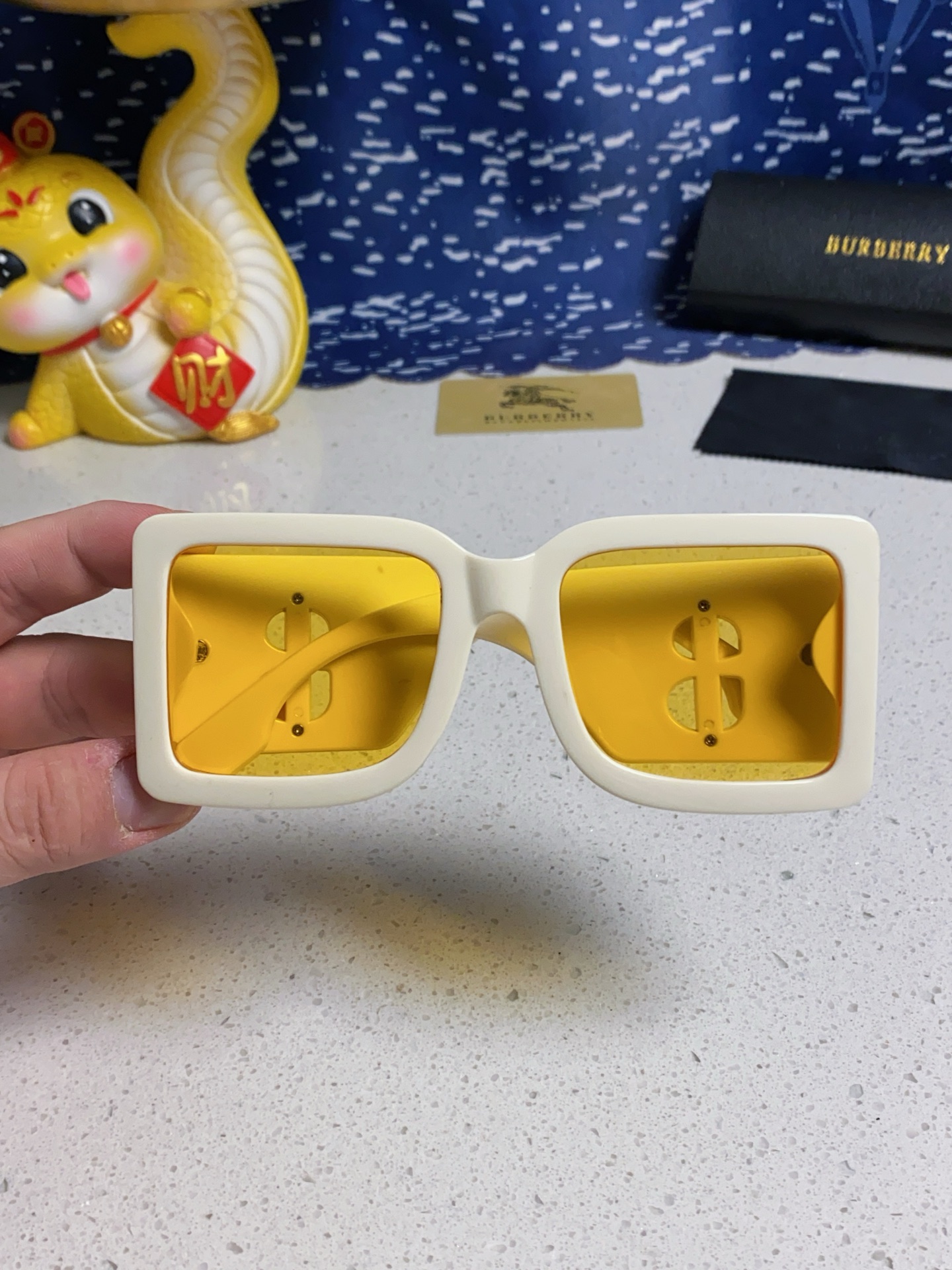 BURBERRY バーバリー サングラス 大サイズ フレーム 25年新作 BE4406U レディース ファッション 多色展開 - 画像 5