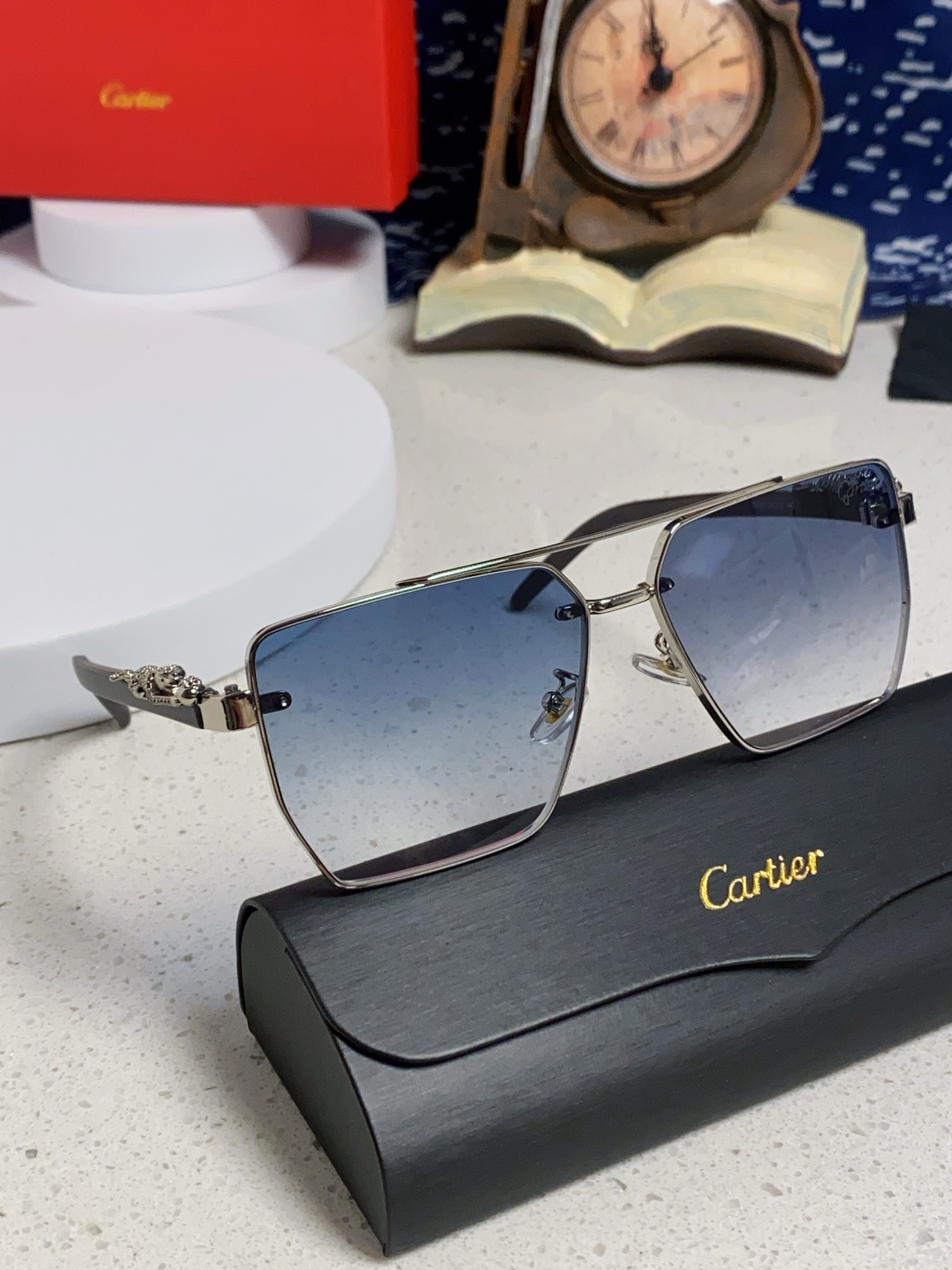 CARTEUR カルティエ メンズサングラス フライトグラス ペンギン デザイン 2025新作 23037 59□13 140 多色展開 - 画像 2