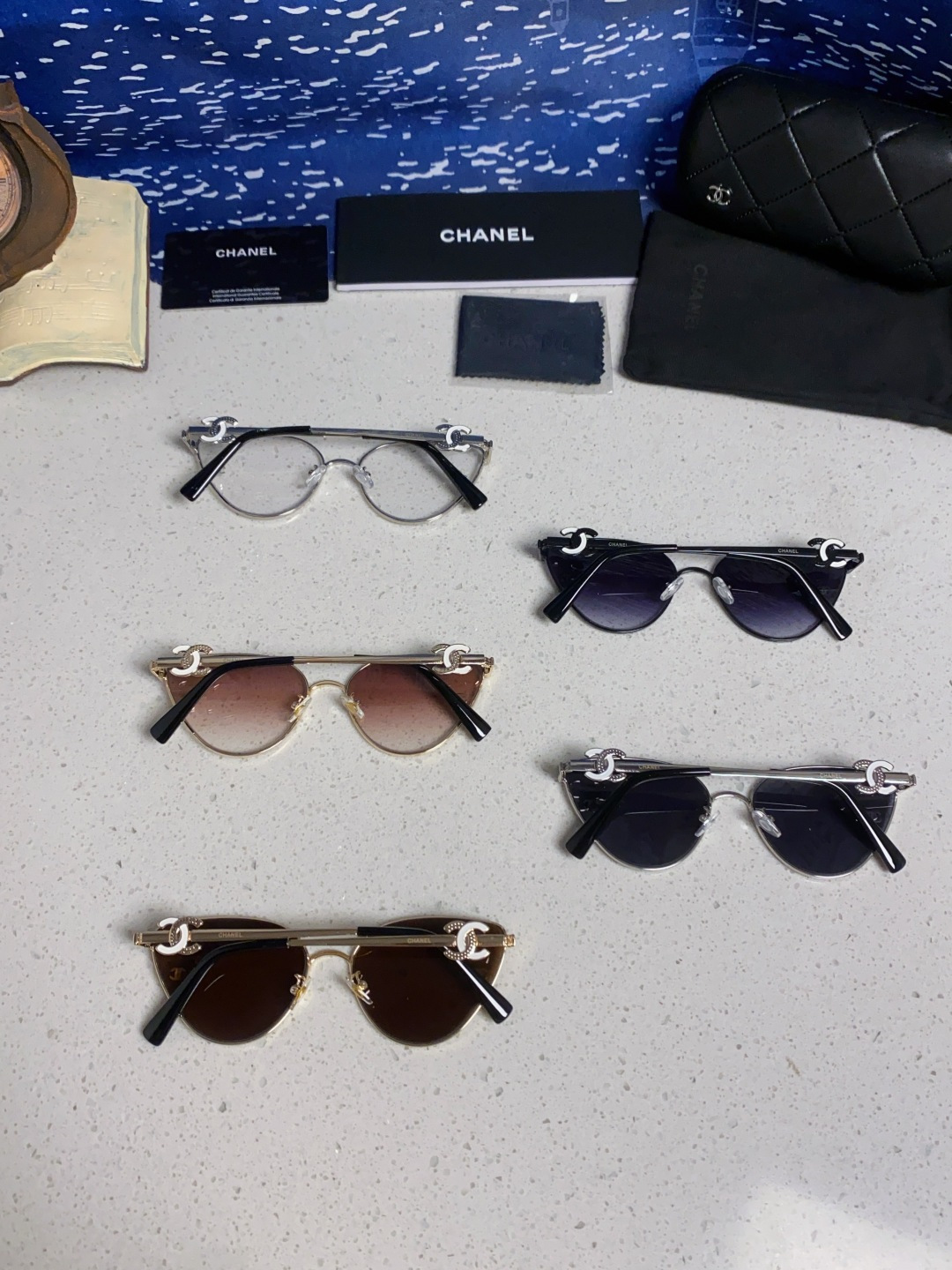 CHANEL シャネル サングラス メタルフレーム フラットサイン レディース ブラック 多色展開 - 画像 3