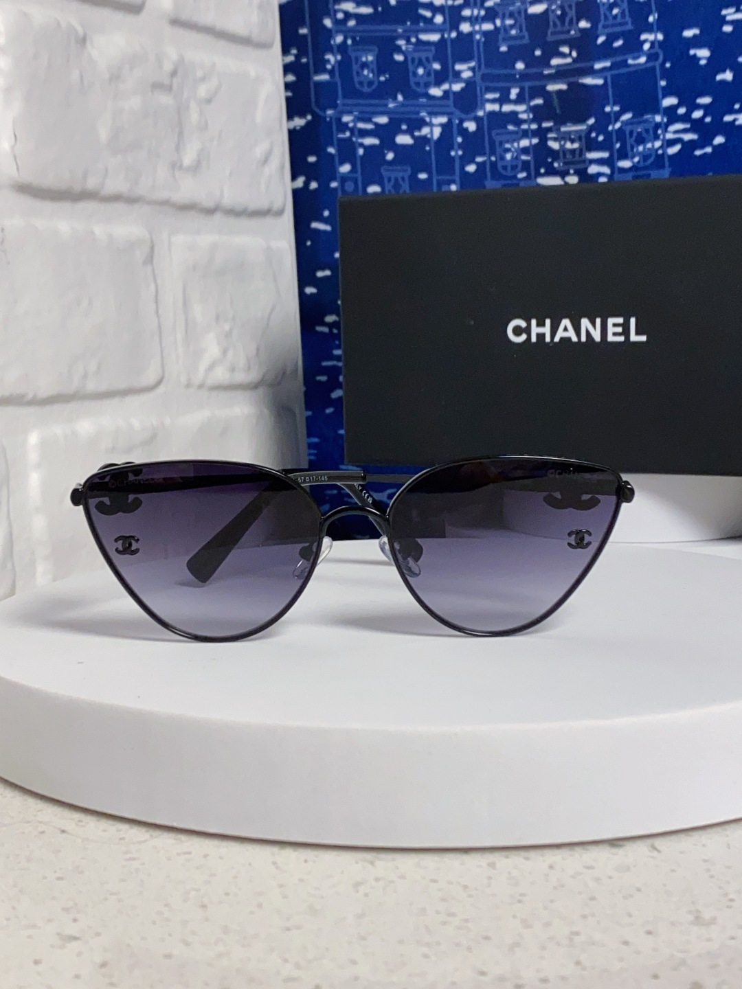 CHANEL シャネル サングラス メタルフレーム フラットサイン レディース ブラック 多色展開 - 画像 5