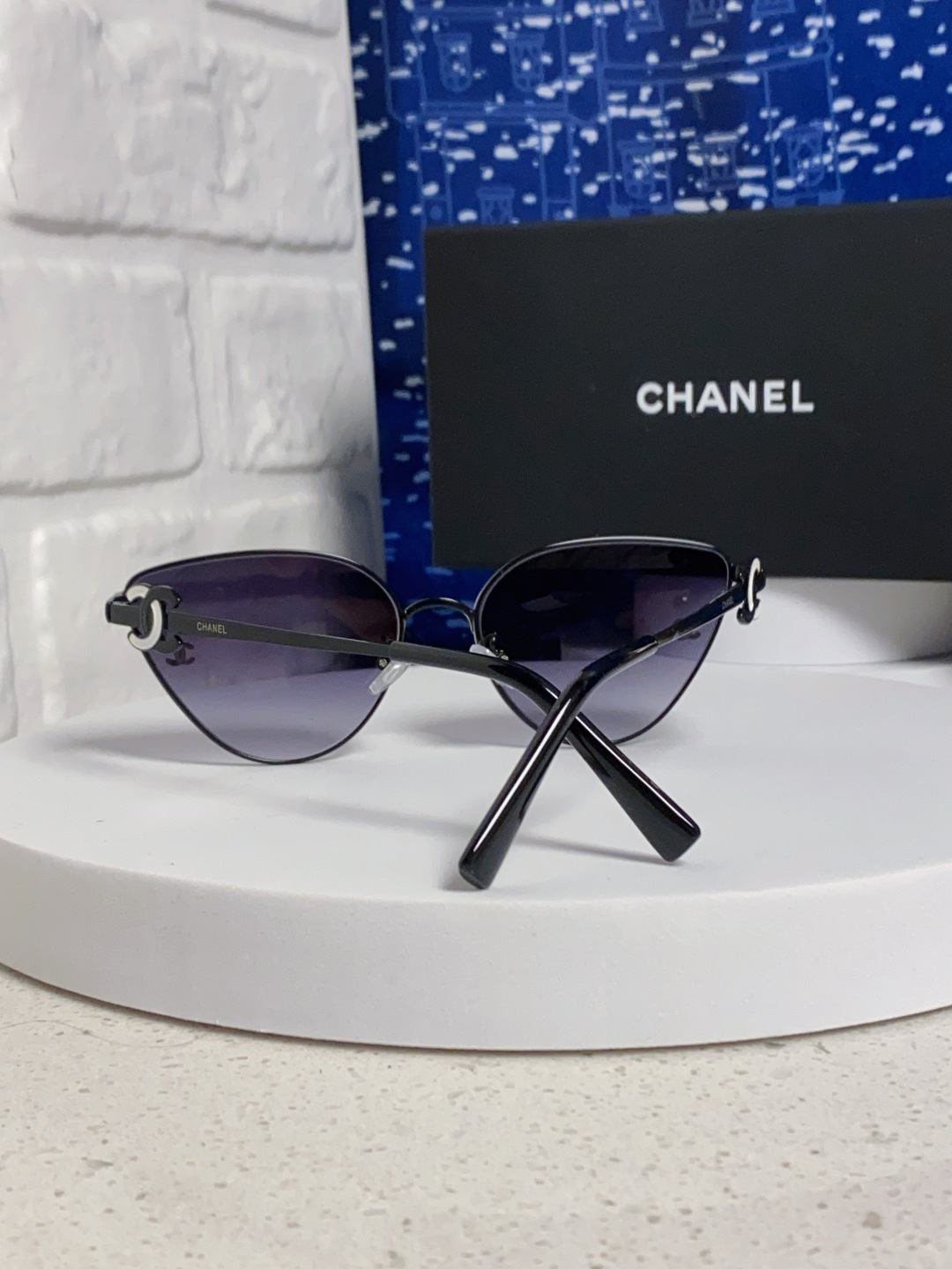 CHANEL シャネル サングラス メタルフレーム フラットサイン レディース ブラック 多色展開 - 画像 6