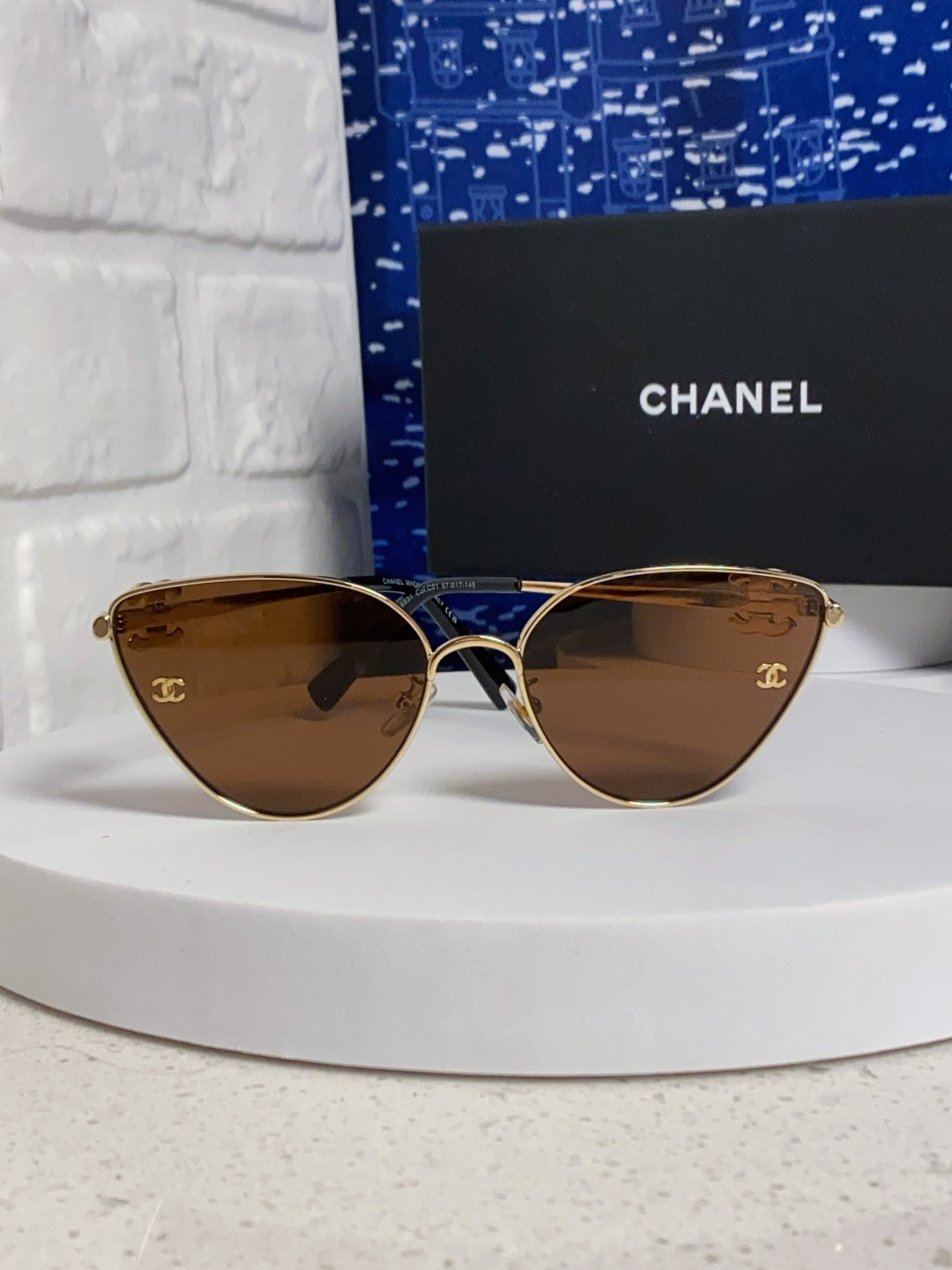 CHANEL シャネル サングラス パイロット型 フレーム レディース チャンネル 31270 茶色 多色展開 - 画像 5