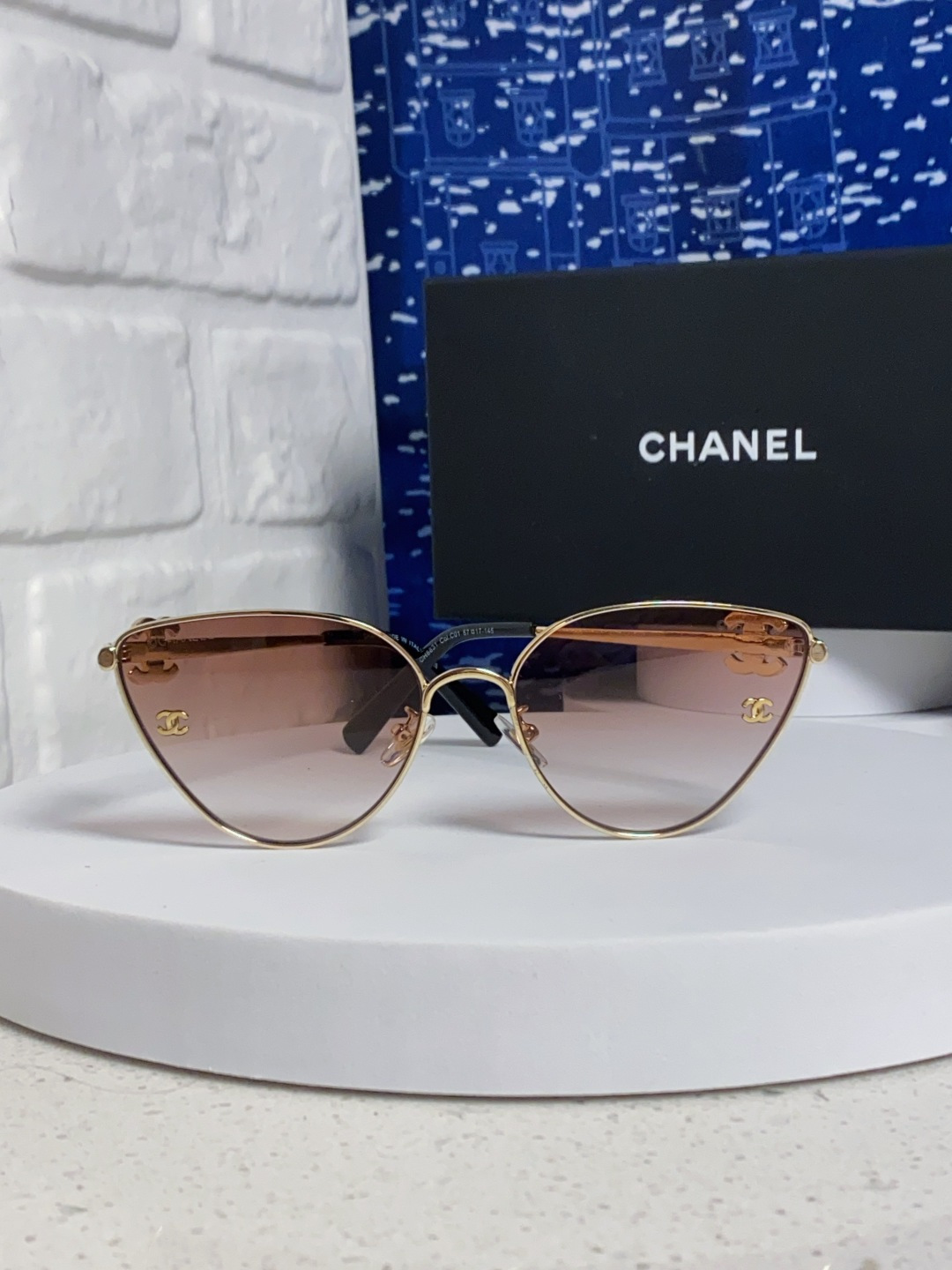 CHANEL シャネル サングラス フレーム太め レディース ブラック ピンク ブラウン ブラック 他全5色展開 - 画像 5