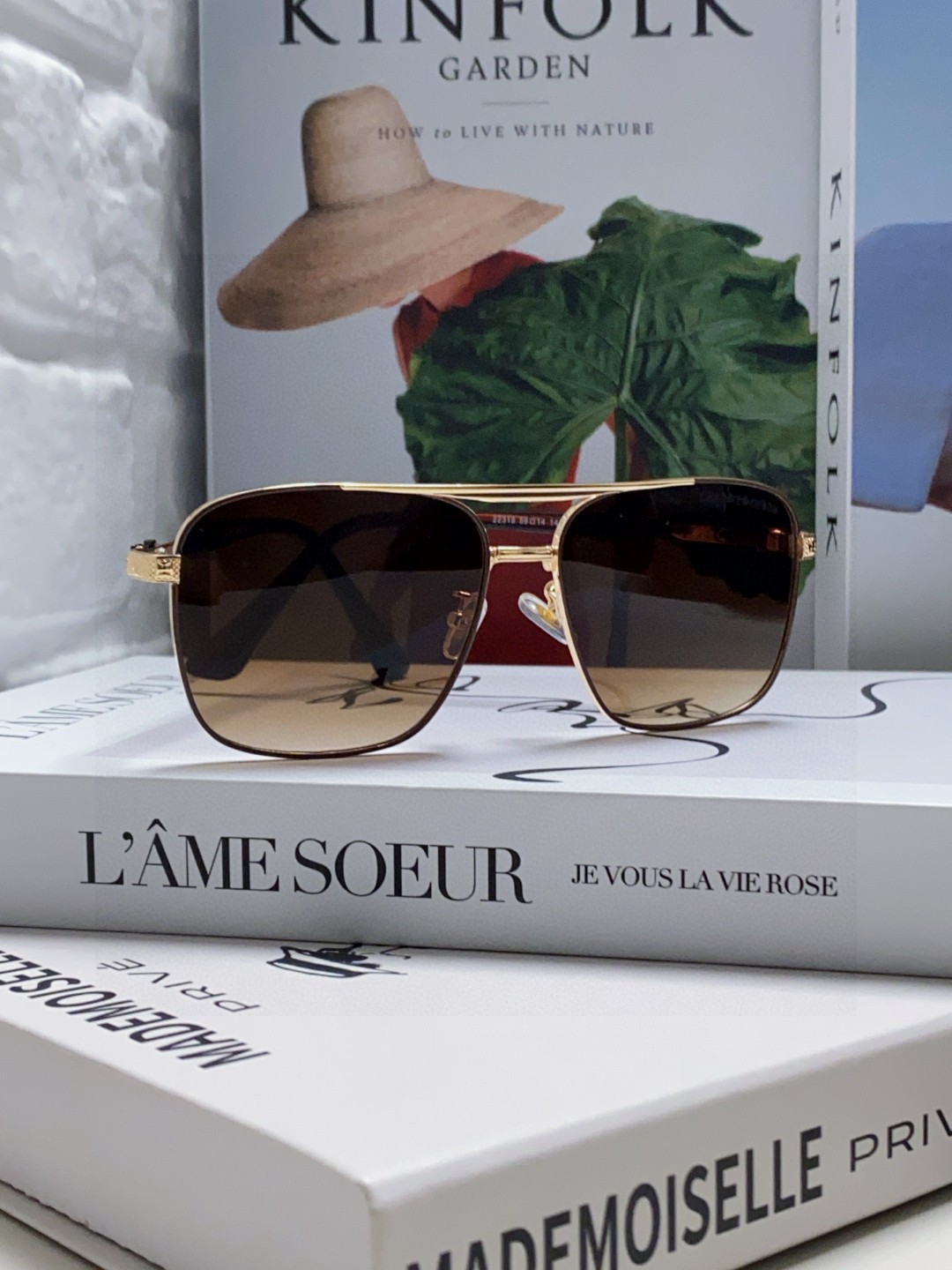 CHROME HEARTS クロムハーツ メガネ ダブルブリッジ サングラス 防紫外线 メンズ レディース ブラック ブラウン ネイビー 多色展開 - 画像 3