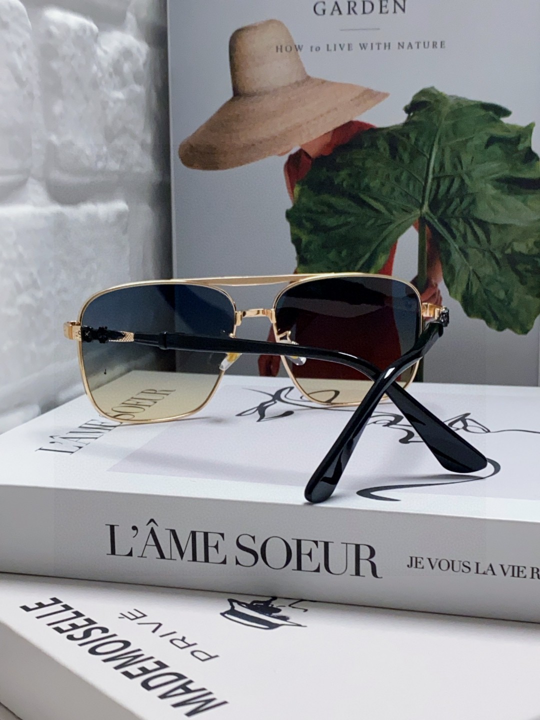 CHROME HEARTS クロムハーツ メンズ サングラス メンズ レディース 二重梁 モダン フェイク ブランド 防紫外線 多色展開 - 画像 4