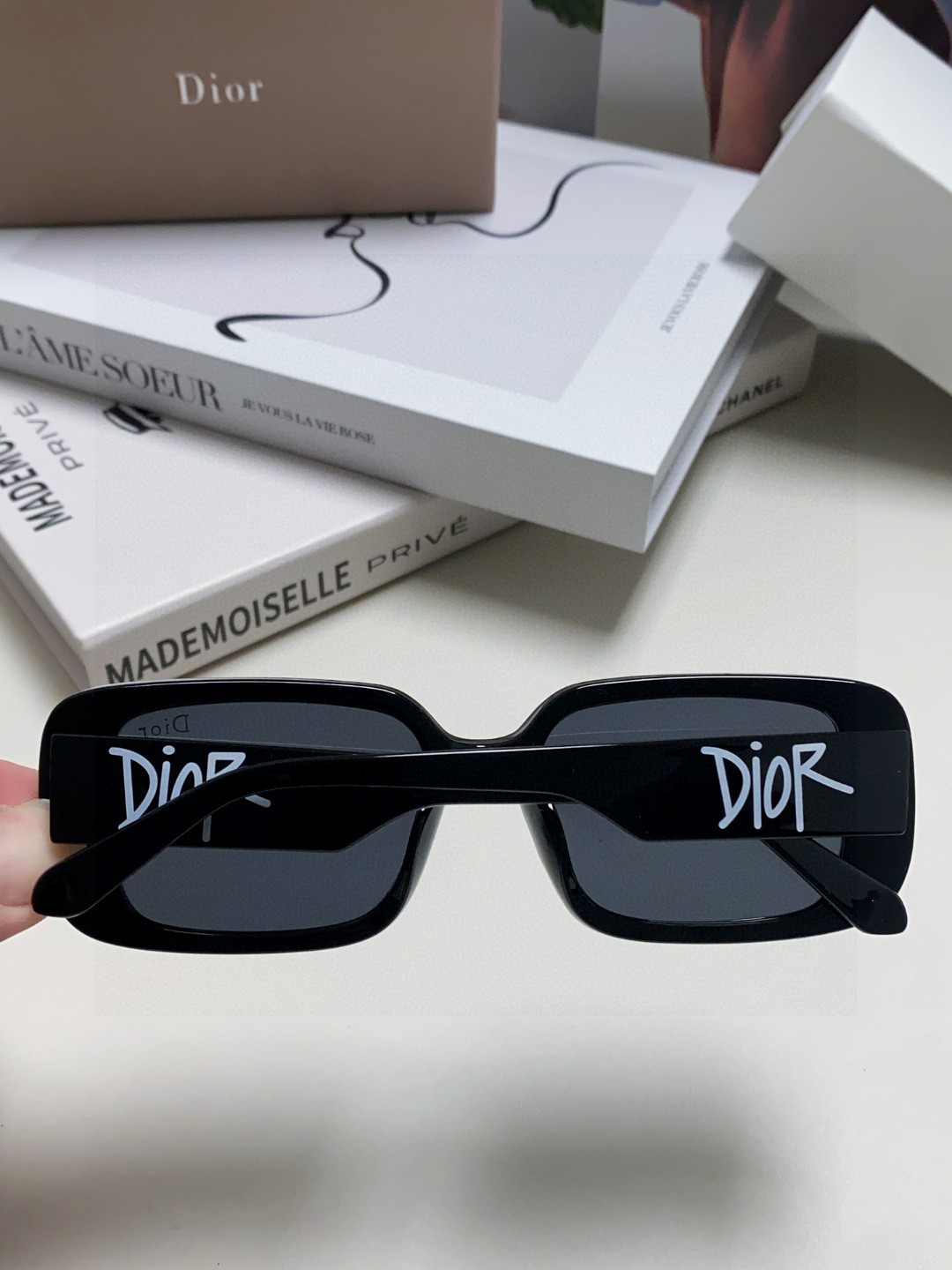 Dior ディオール サングラス フォルムスクエア レディース UVカット 通勤 ファッション 多色展開 - 画像 6