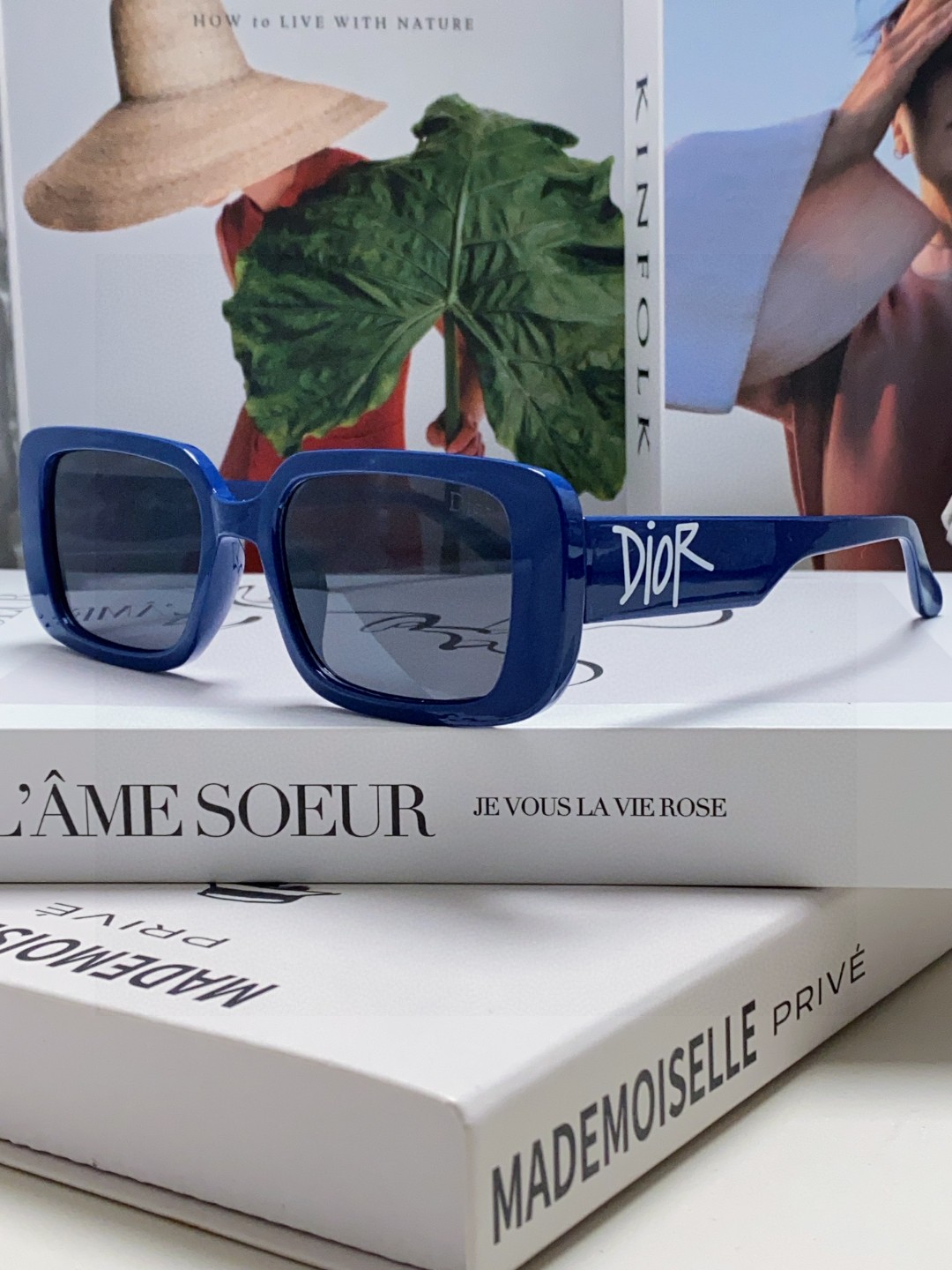 DIOR ディオール サングラス フレーム 2025新作 レディース 防曇 フレーム ブルー 多色展開