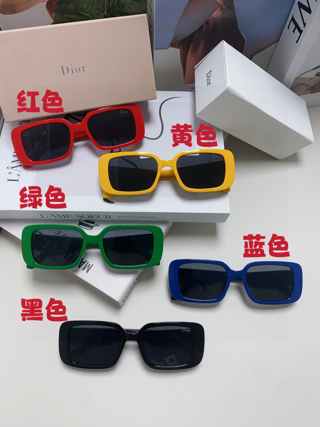 DIOR ディオール サングラス フレームタイプ デザインサングラス 通勤 レディース 多色展開 - 画像 2