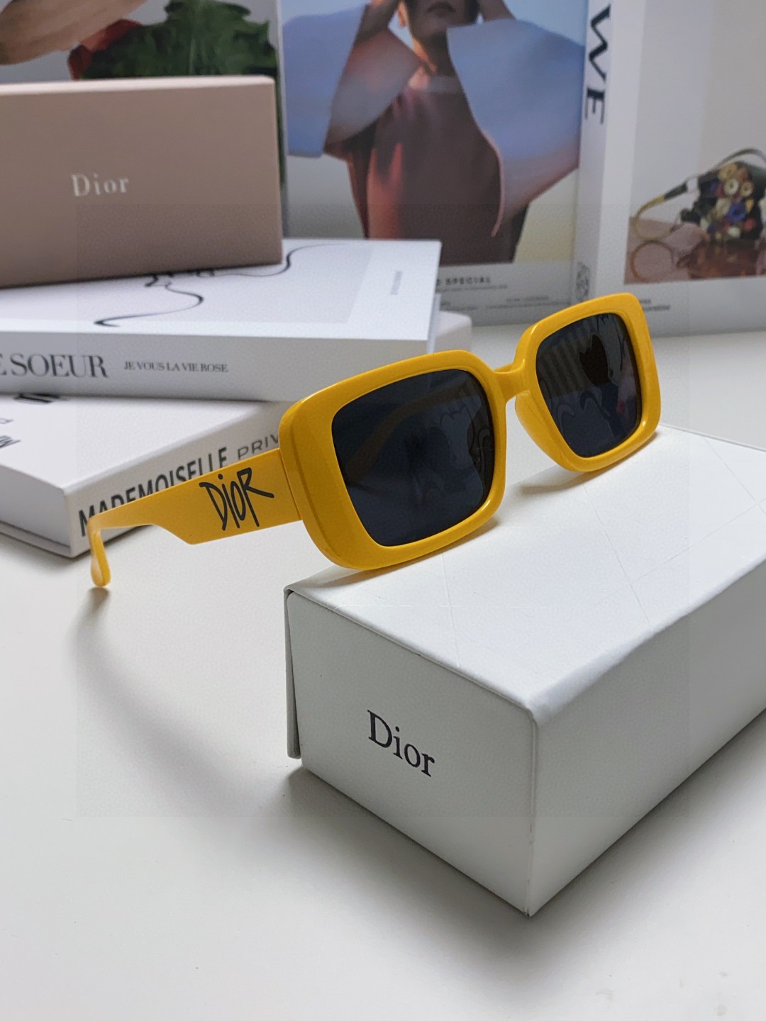 DIOR ディオール サングラス フレームタイプ デザインサングラス 通勤 レディース 多色展開 - 画像 9