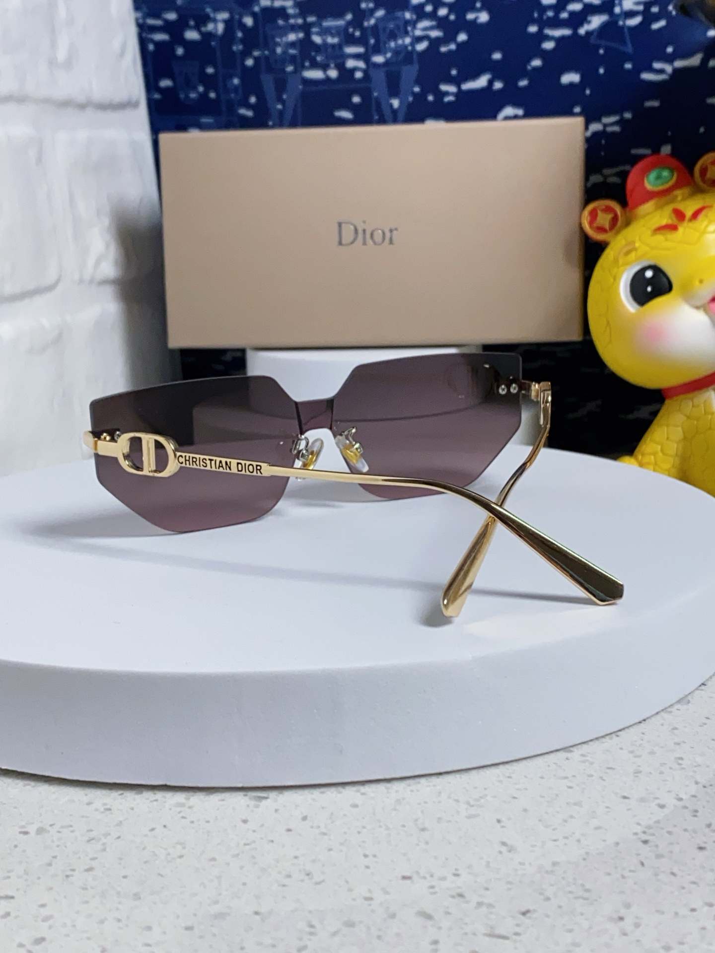 Dior ディオール サングラス メンズ レディース シルバーフレーム 2025年新作 ブラック ピンク ブラウン ホワイト 多色展開 - 画像 5