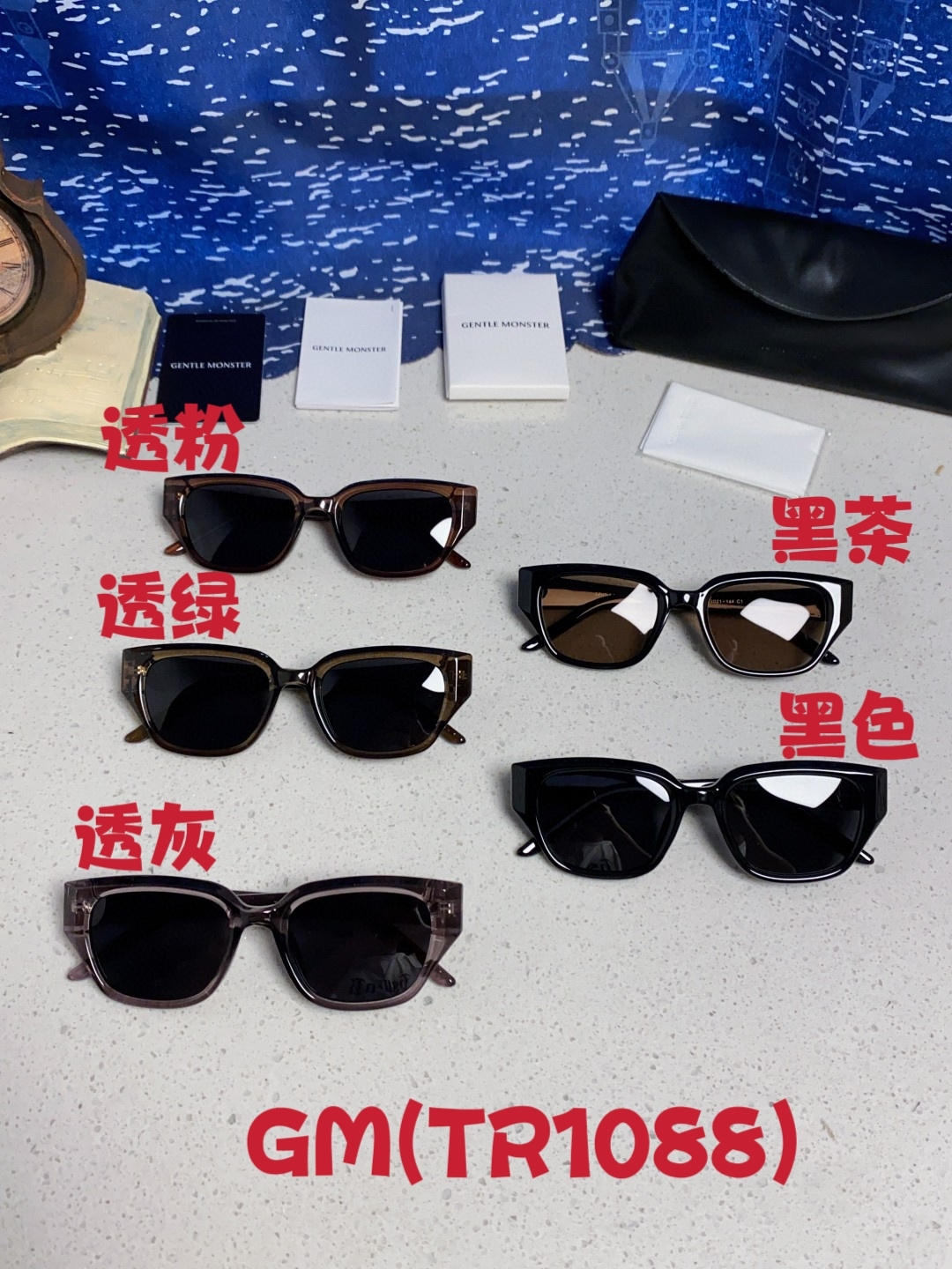 GENTLE MONSTER ジェントルモンスター サングラス GM(TR1088) トレンディ フレーム クラシック 通勤 多色展開 - 画像 4