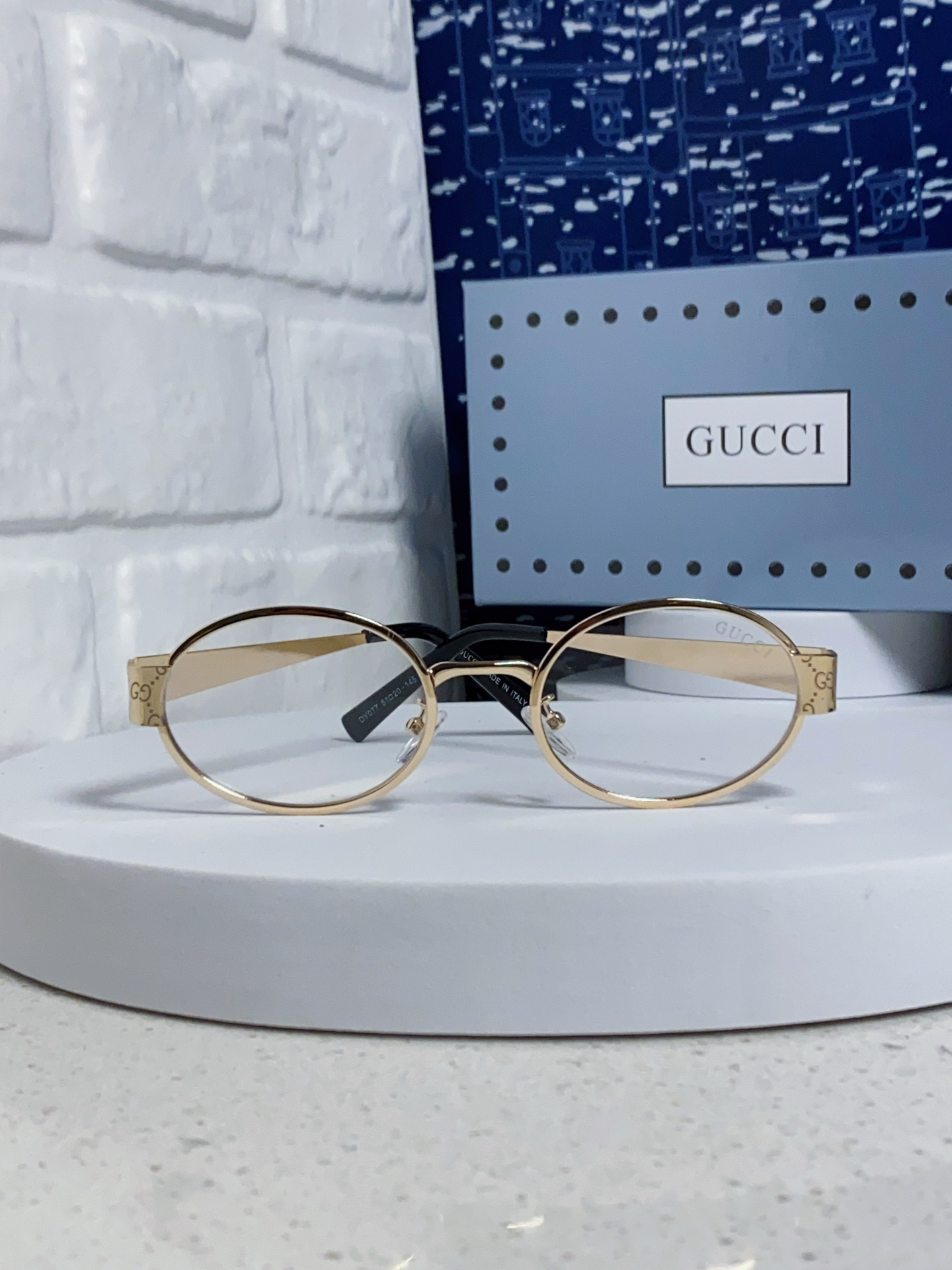 GUCCI グッチ サングラス メンズ レディース 楕円型 金属フレーム UVカット 多色展開 - 画像 5