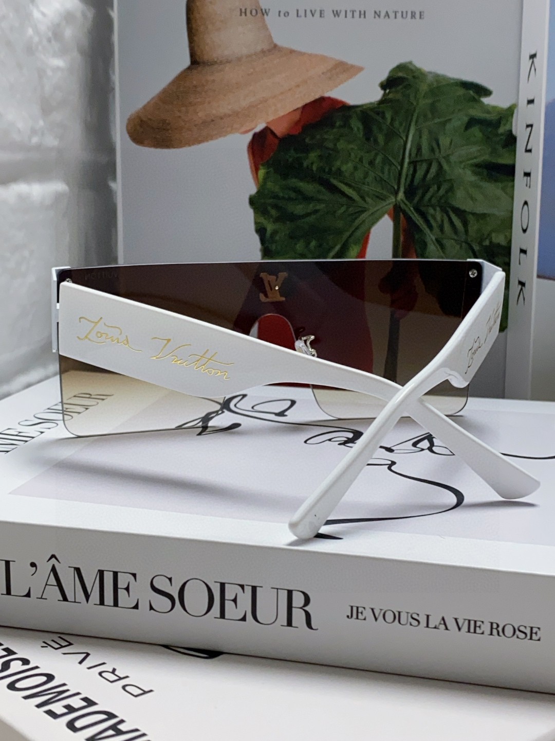 LOUIS VUITTON ルイヴィトン サングラス フレーム メンズ レディース 2024新作 ワンサングラス 金属 メンズレディース兼用 インスタ映え 31296 33296 33298 多色展開 - 画像 3