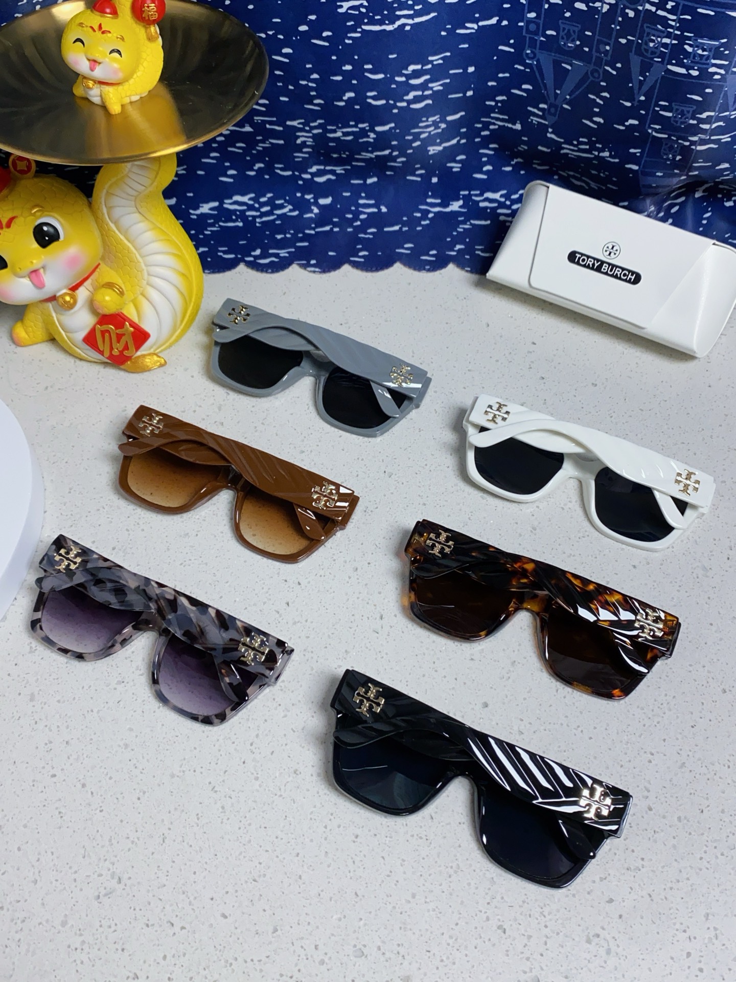 TORY BURCH トリー バーチ サングラス フラットタイプ 大顔显瘦 通勤 レディース 多色展開 - 画像 2