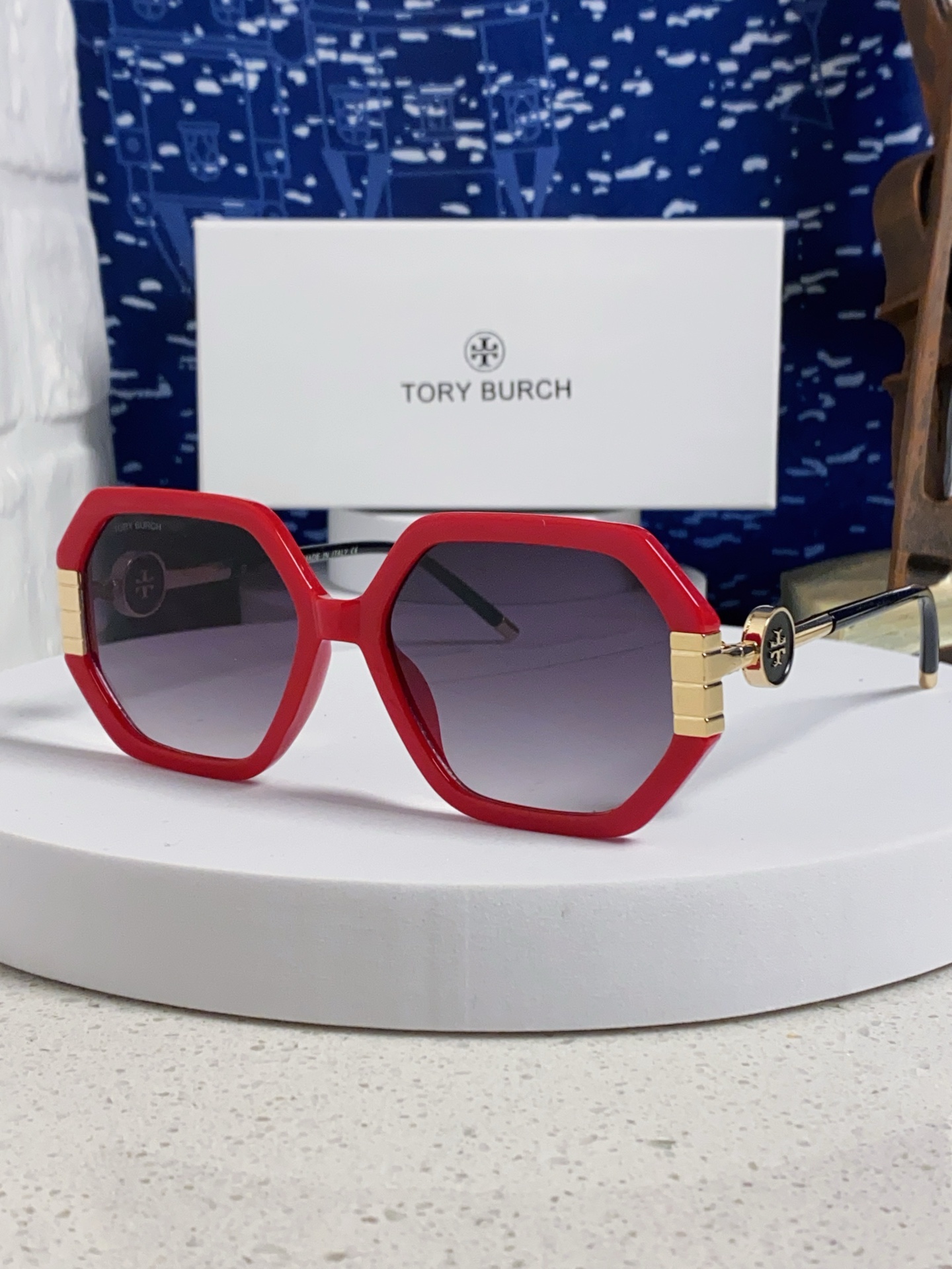 TORY BURCH トーリーバーチ サングラス フラットサングラス 防曇 多色展開 レディース 31390