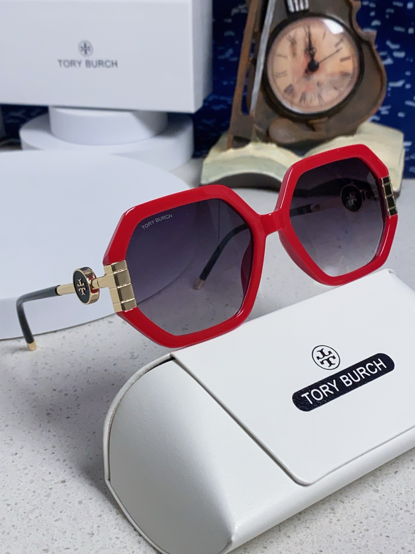 TORY BURCH トーリーバーチ サングラス フラットサングラス 防曇 多色展開 レディース 31390 - 画像 2