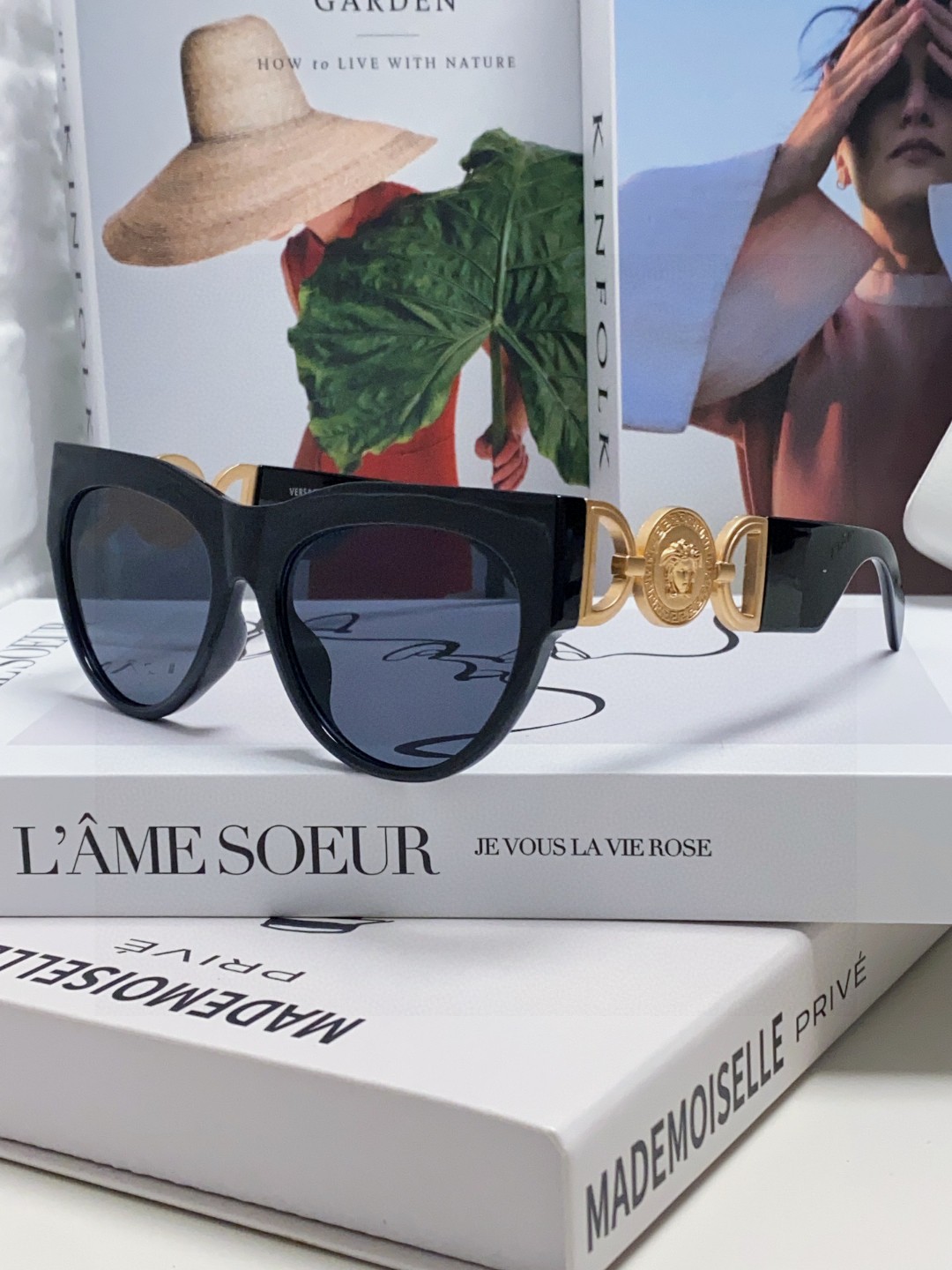 P130 VERSACE范思哲    2024新款 男女通用潮流爆款 太阳眼镜帅气外观防紫外线墨镜男女款韩版时尚潮流明星同款 - 画像 6