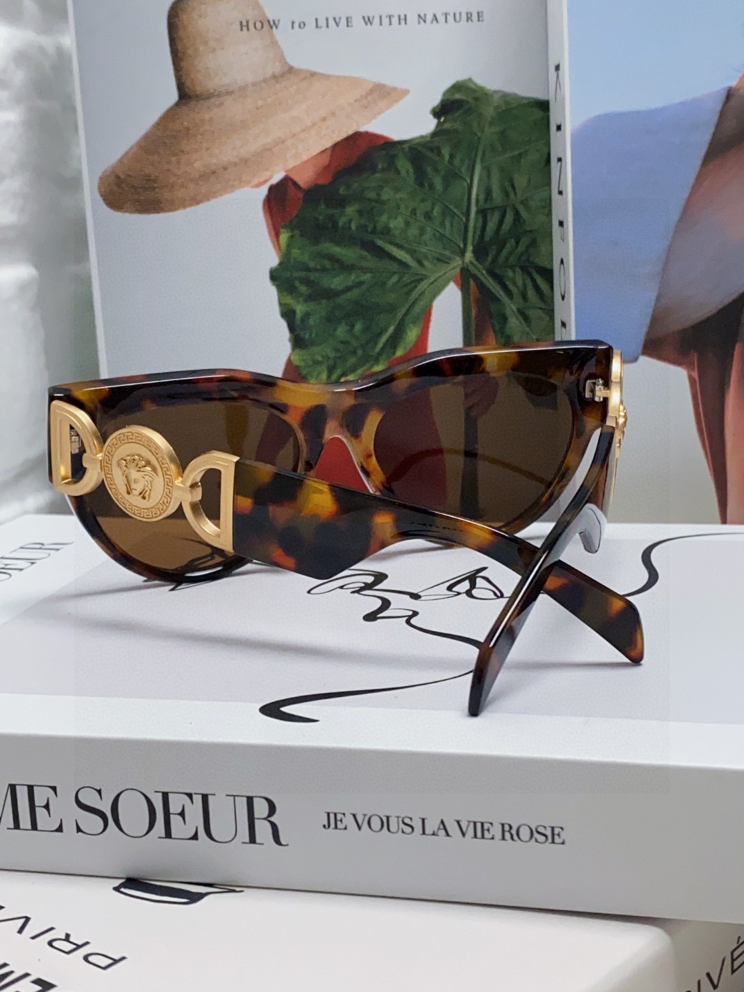 VERSACE ヴェルサーチ サングラス メンズ レディース 男女兼用 メデューサ ロゴ カタチ レディース メンズ ブラック ブラウン ホワイト 全3色 - 画像 8