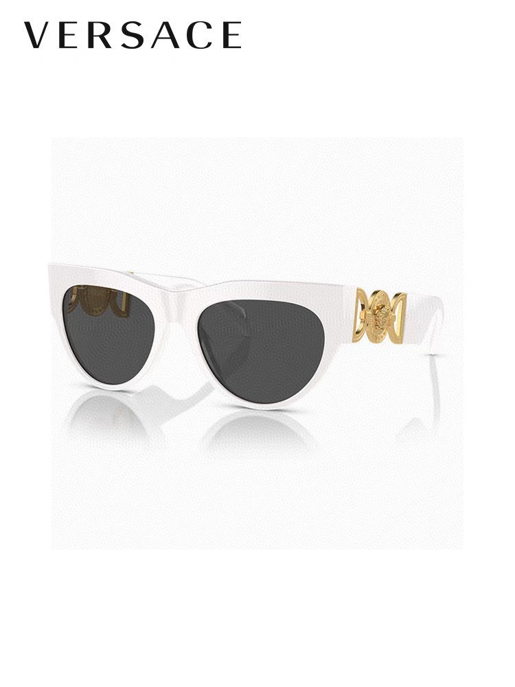 VERSACE ヴェルサーチ サングラス メンズ レディース 男女兼用 カメリア フレーム ブラック ホワイト マーメイド デザイン 31407 - 画像 5