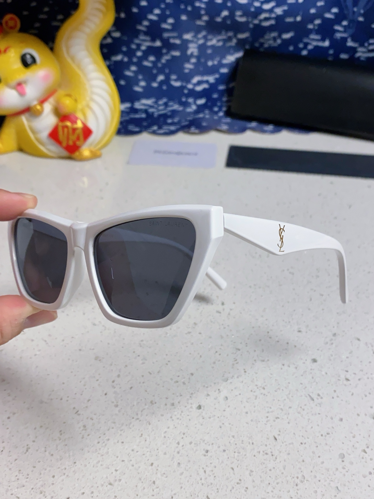 SAINT LAURENT サンローラン サングラス フレーム型 2025年新作 フラットサングラス 偏光 レディース メンズ 31299 多色展開 - 画像 9