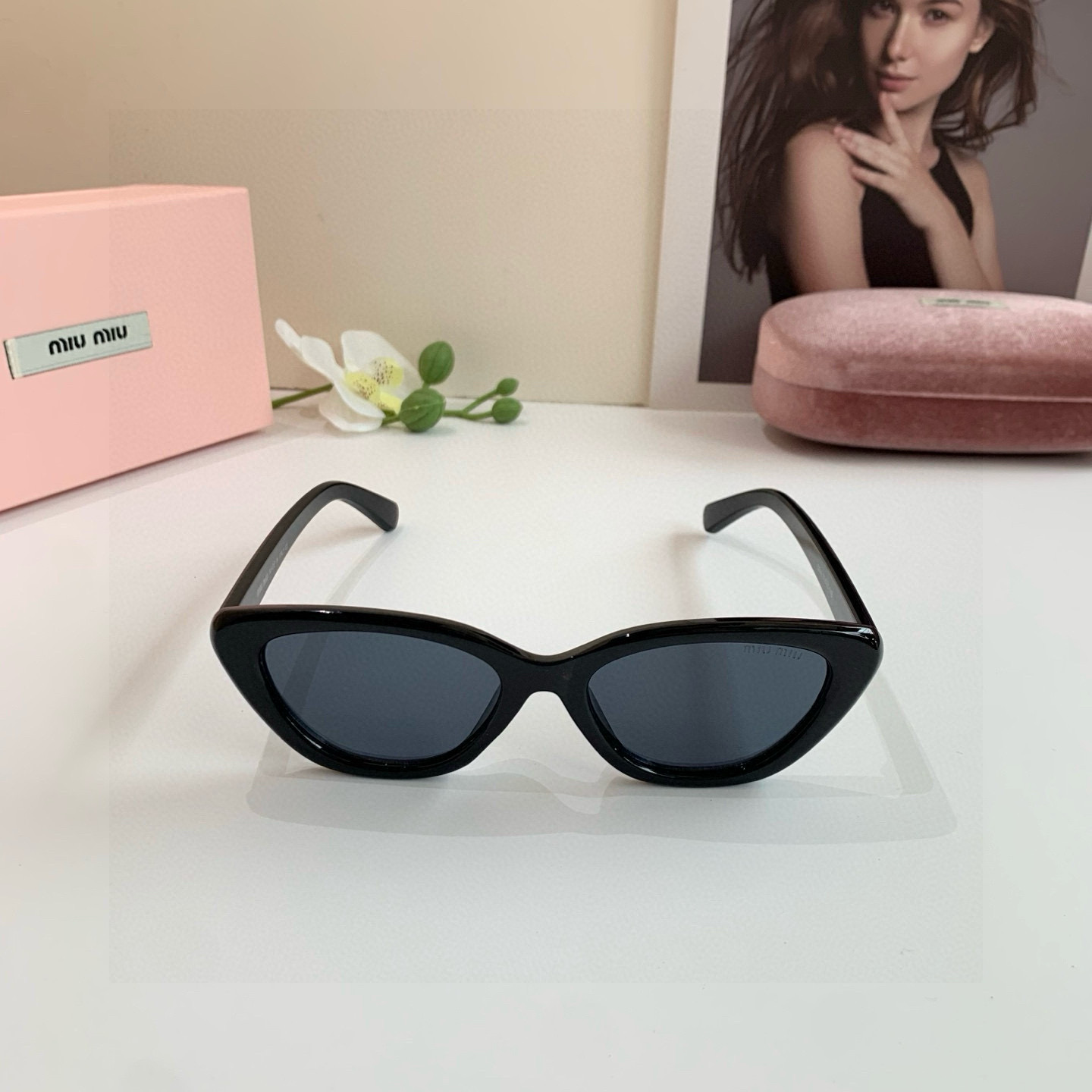 MIU MIU ミュウミュ サングラス フレーム 8444 50□21-140 3色展開 - 画像 6