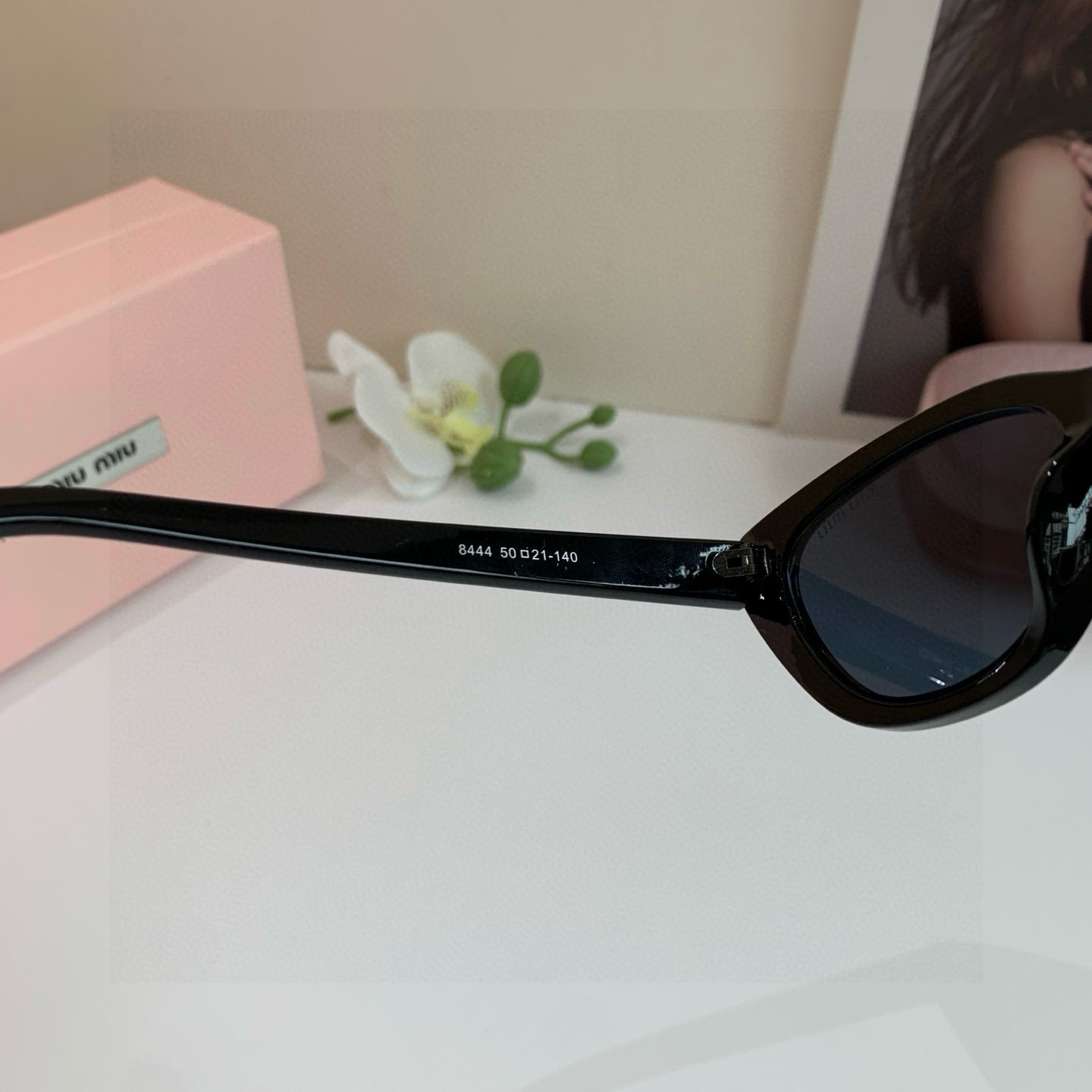 MIU MIU ミュウミュ サングラス フレーム 8444 50□21-140 3色展開 - 画像 8