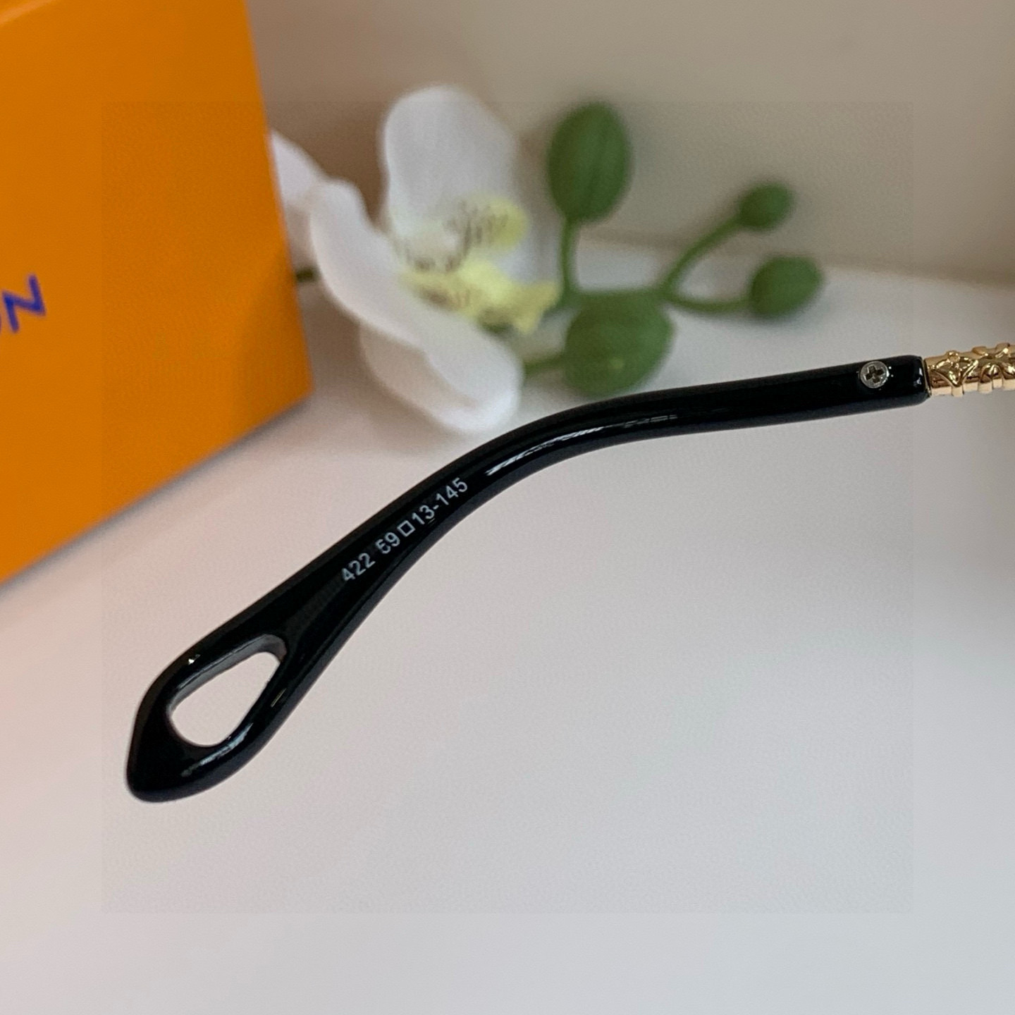 LV ルイヴィトン サングラス 一体型 モノグラム デザイン ファッショナブル レディース ブラック ブラウン 422 59□13-145 - 画像 6