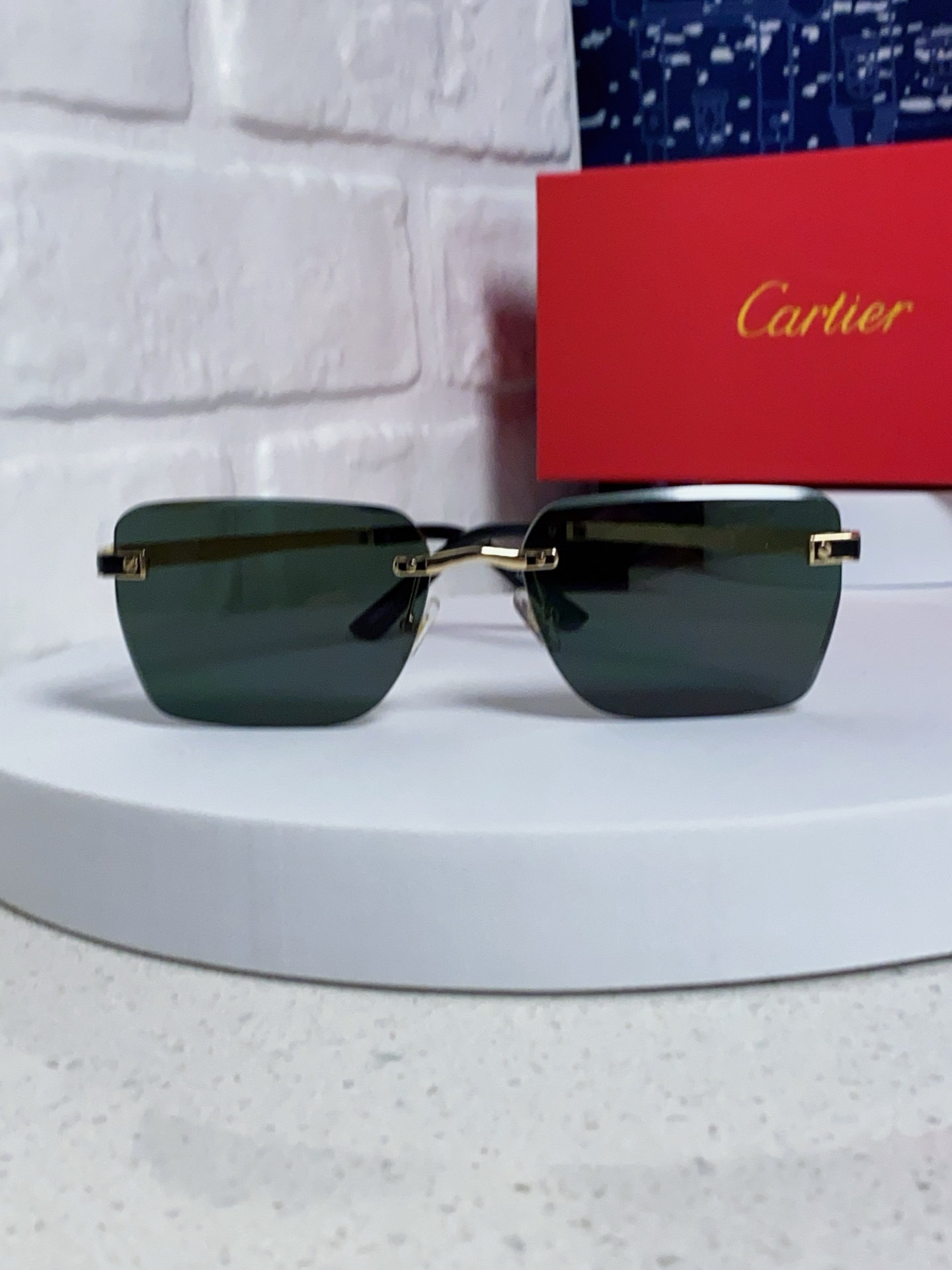 Cartier カルティエ メガネ サングラス メンズ レディース 男女兼用 シルバー ブラック マット グリーン ブルーレイカット 6色展開 - 画像 5