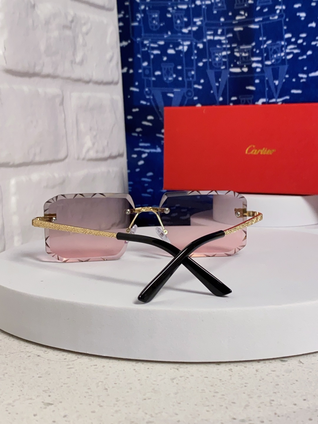 CARTEER カルティエ メガネ フレームレス サングラス 2025 パンダ メンズ レディース 耐光線 多色展開 - 画像 6