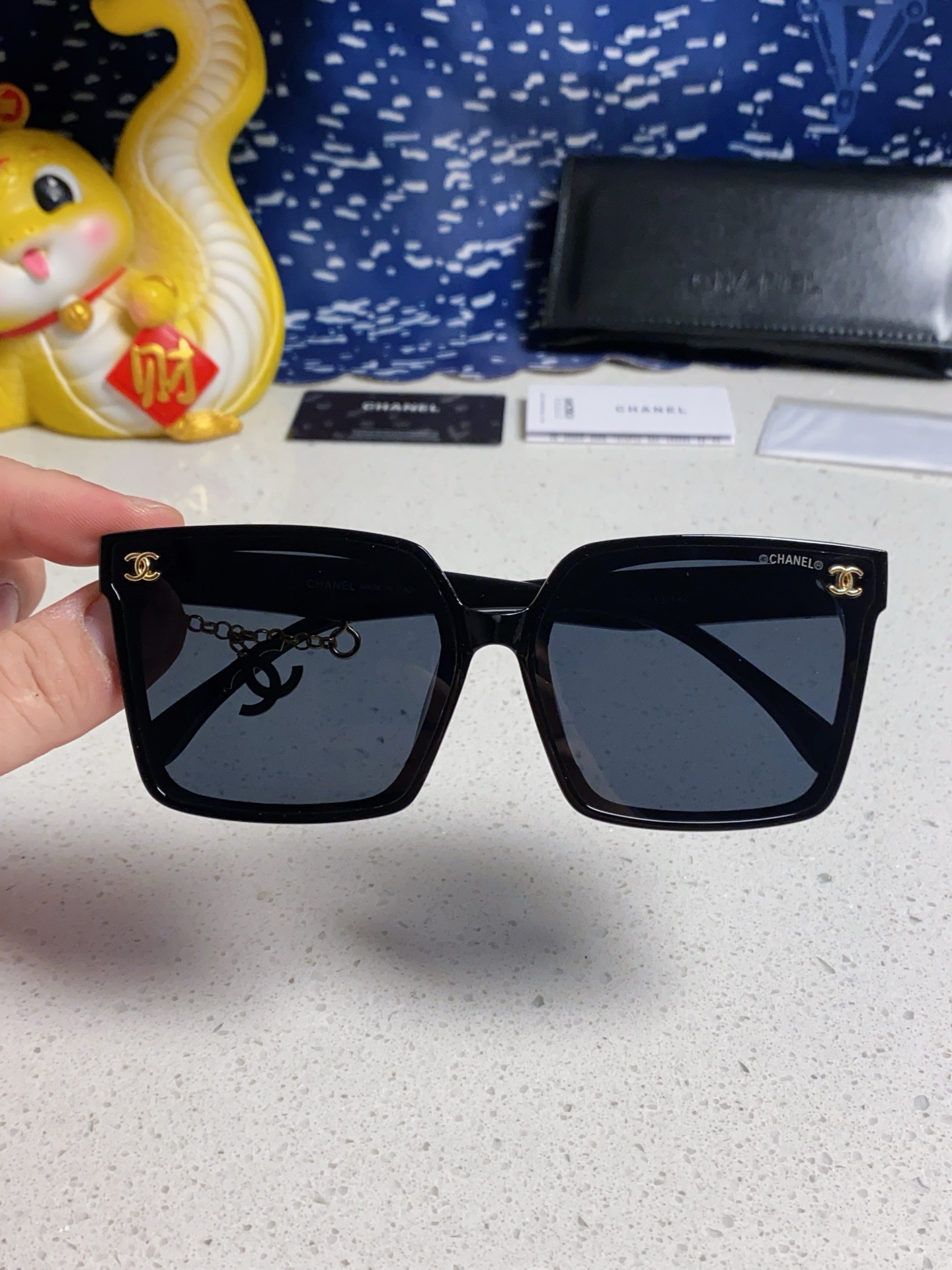 CHANEL シャネル サングラス フレーム レディース ブラック 2025年新作 ファッション ブランド 多色展開 - 画像 7