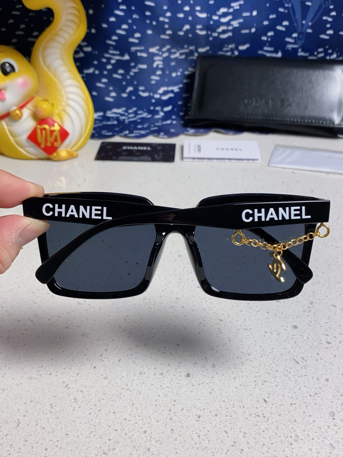 CHANEL シャネル サングラス フレーム レディース ブラック 2025年新作 ファッション ブランド 多色展開 - 画像 8