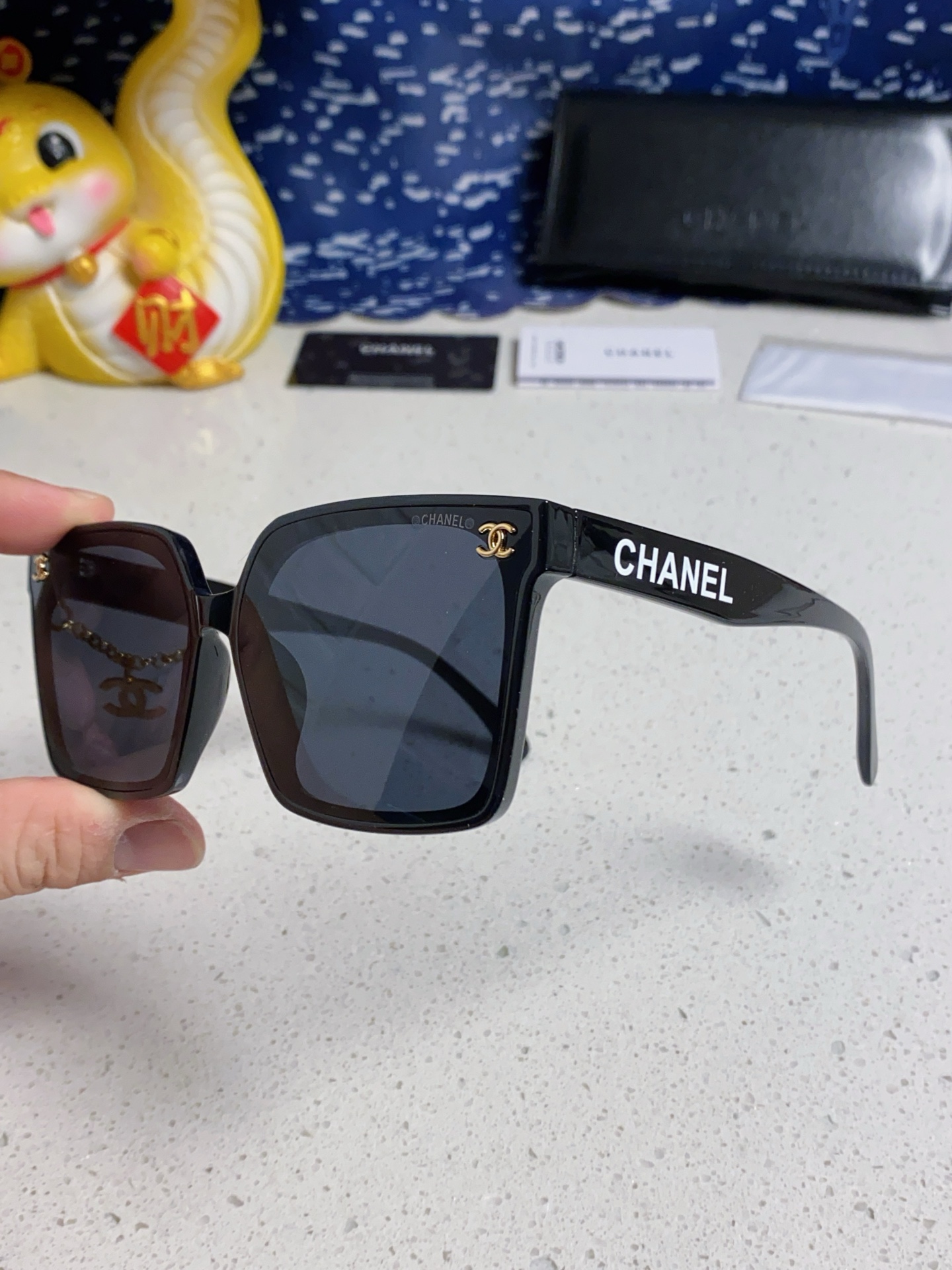 CHANEL シャネル サングラス フレーム レディース ブラック 2025年新作 ファッション ブランド 多色展開 - 画像 9