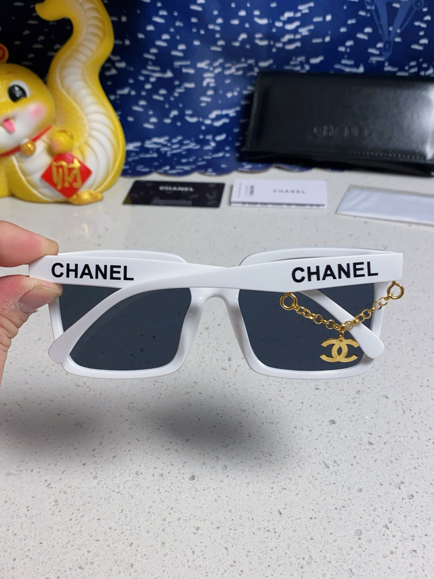 CHANEL シャネル フレームサングラス レディース 偏光 2025年新作 大きめ ファッション 多色展開 - 画像 8