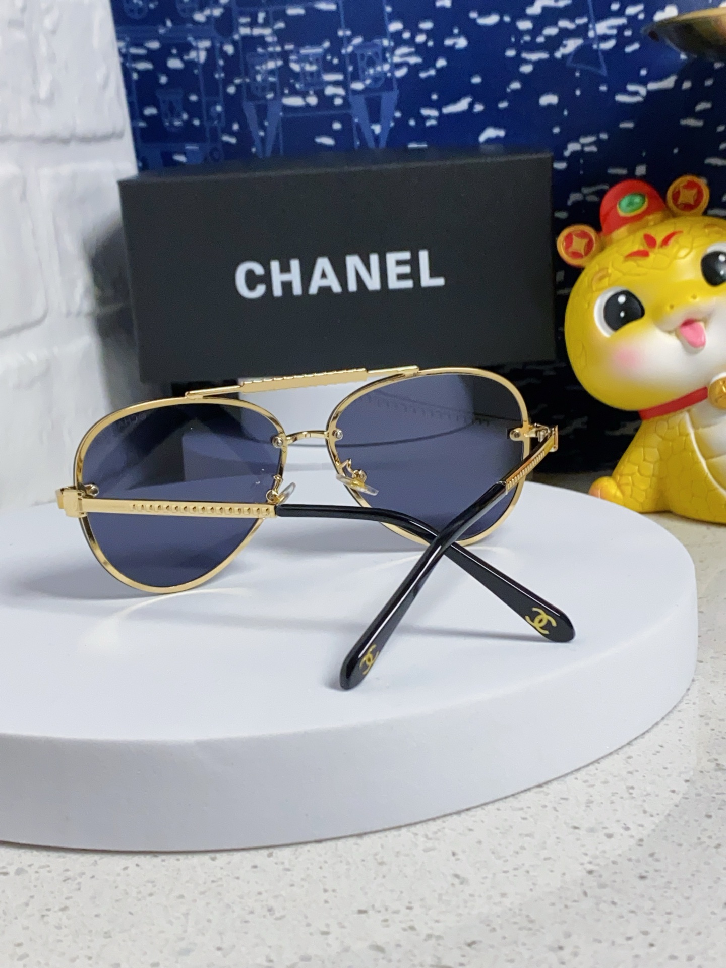 CHANEL シャネル サングラス メンズ レディース 2025年新作 ブラック ブルー ピンク ブラウン 全4色展開 - 画像 5