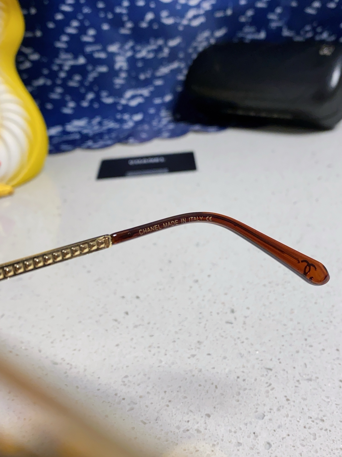 CHANEL シャネル サングラス メンズ レディース ブラウン グラデーション 金色フレーム ブラックケース 5色展開 - 画像 9