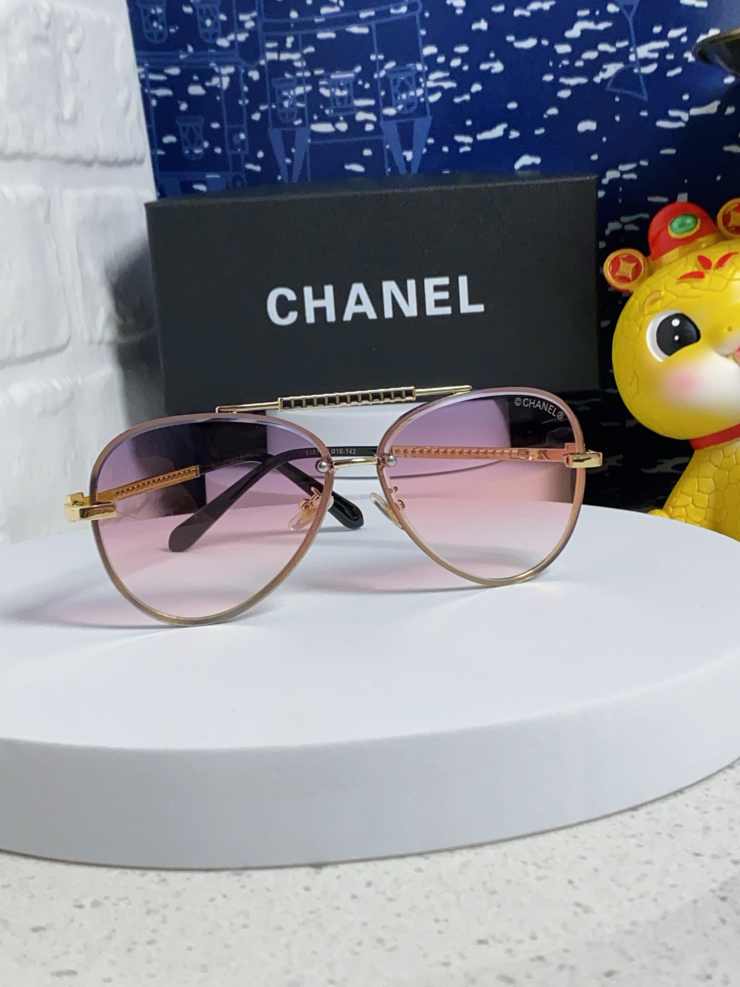 CHANEL シャネル サングラス アビエーターデザイン 通勤 メンズ レディース フレーム金属 全4色展開 - 画像 4