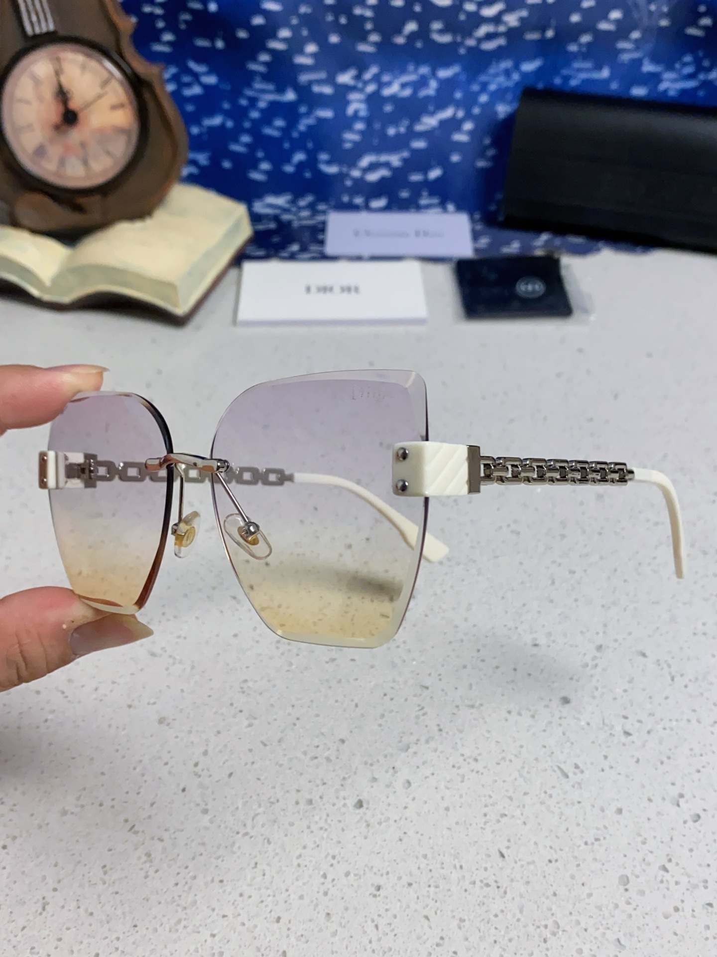 DIOR ディオール サングラス ディオール 2025年新作 レディース 大顔用 显瘦 防紫外线 防曇 多色展開 - 画像 9