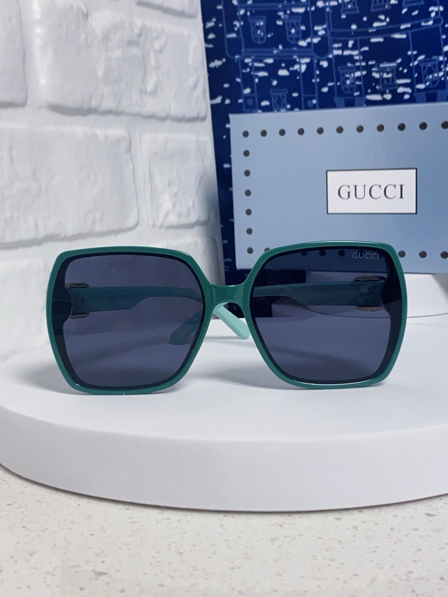 GUCCI グッチ サングラス フェイスリム 2025年新作 おしゃれ レディース グリーン 多色展開 - 画像 5