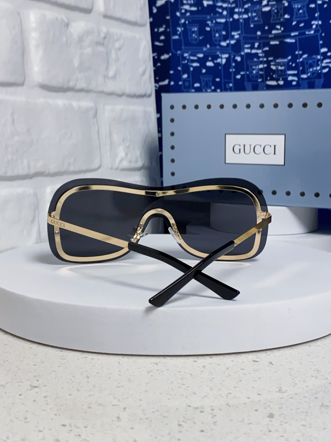 GUCCI グッチ サングラス 2025年新作 サイボーグ風 フューチャー メタルフレーム 驾驶用 メンズ レディース ブラック 多色展開 - 画像 6