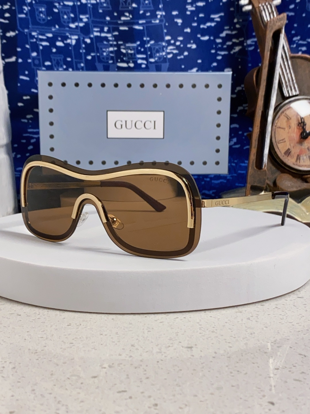 GUCCI グッチ サングラス ファッションサングラス トゥルーステップ メンズ レディース ブラウン ブラック トゥルーステップ 多色展開 - 画像 8