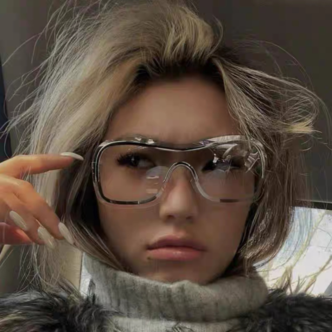 GUCCI グッチ サングラス サイドカット メタルフレーム 2025年新作 ファッション ミラーレンズ メンズ レディース 透色 タイプ 全5色展開 - 画像 8