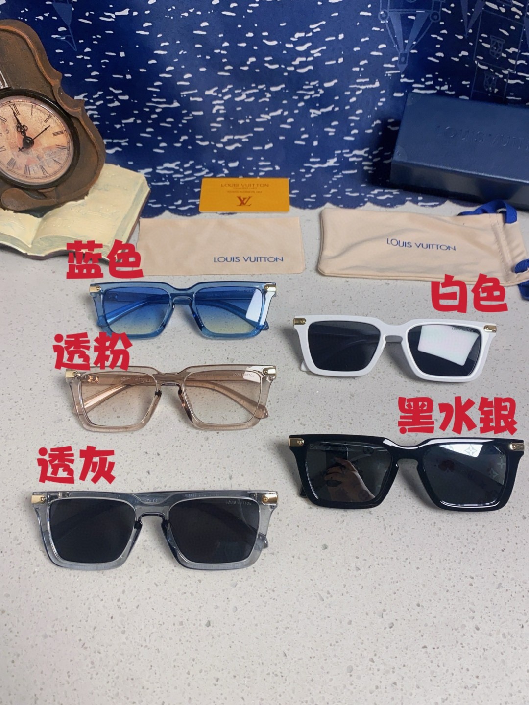 LOUIS VUITTON ルイヴィトン メンズサングラス フレーム対応 耐衝撃 耐刮傷 通勤 多色展開 - 画像 4