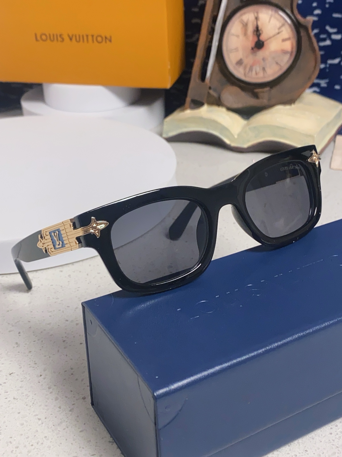 LOUIS VUITTON ルイヴィトン サングラス メンズ レディース フレーム サングラス ブラック 多色展開 - 画像 6