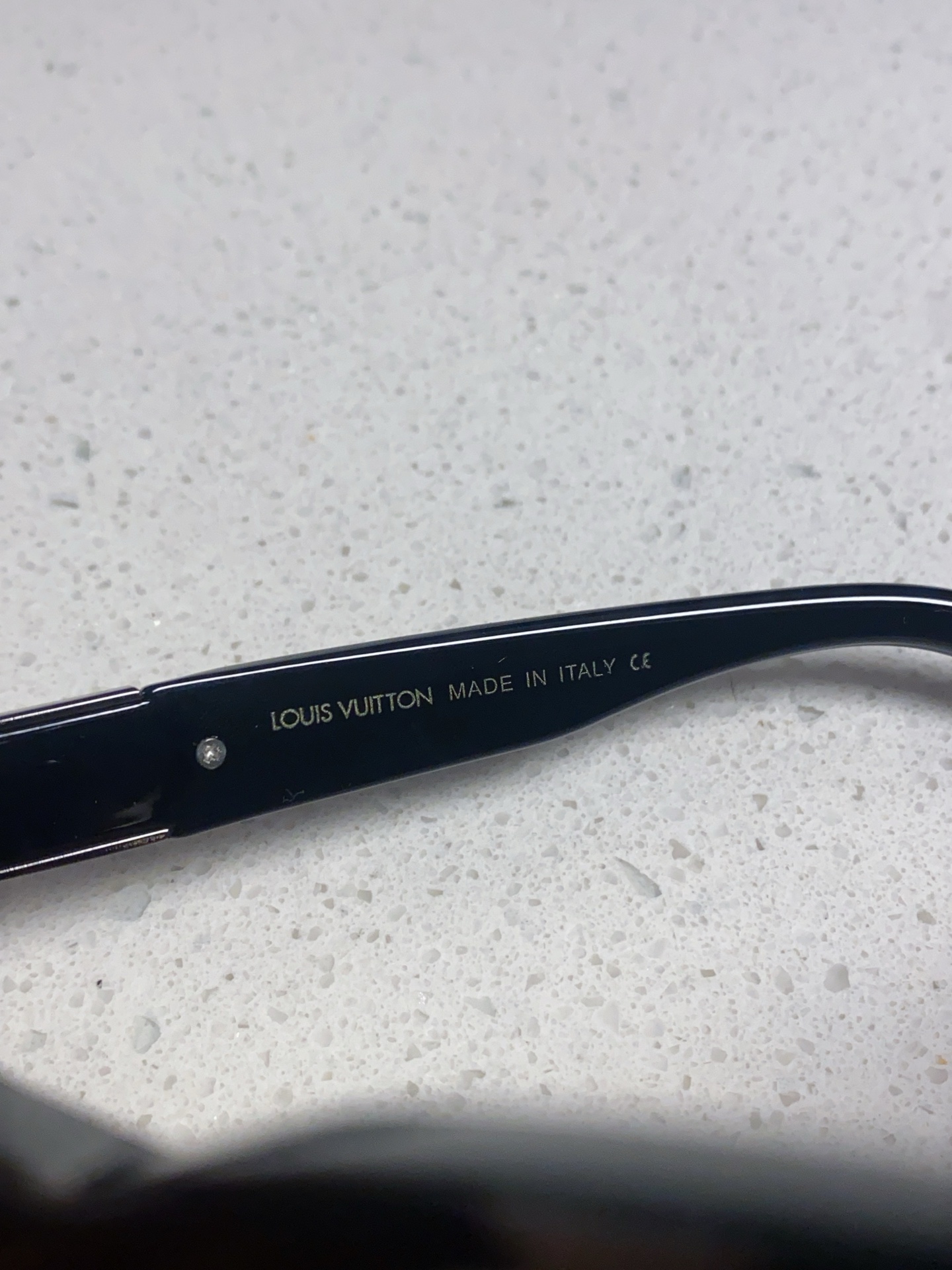 LOUIS VUITTON ルイヴィトン サングラス メンズ レディース ブラック ブルー レトロ フレーム 31370 - 画像 2