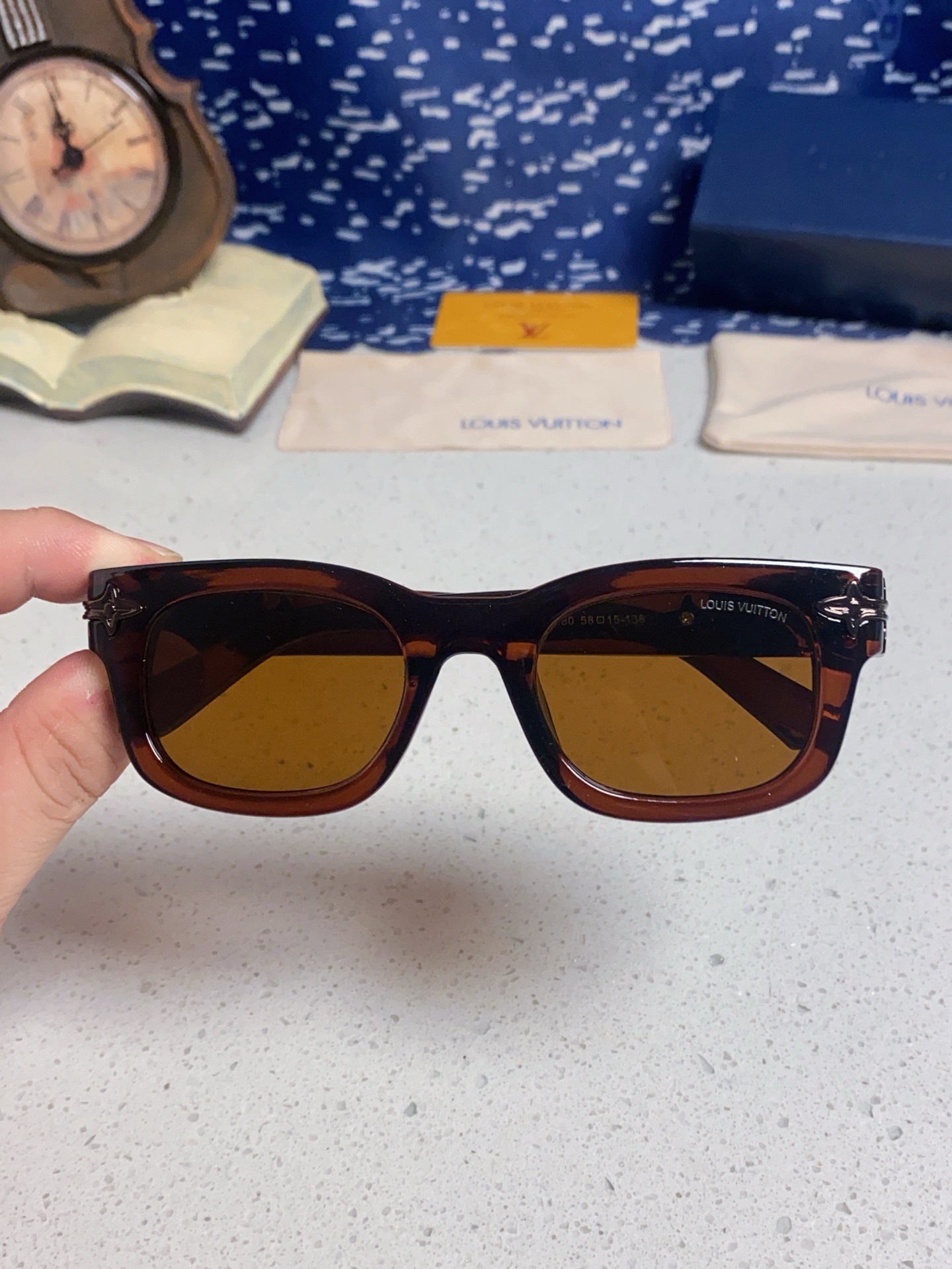 LOUIS VUITTON ルイヴィトン サングラス メンズ レディース フレーム サングラス ブルーサンガス 31371 多色展開 - 画像 7