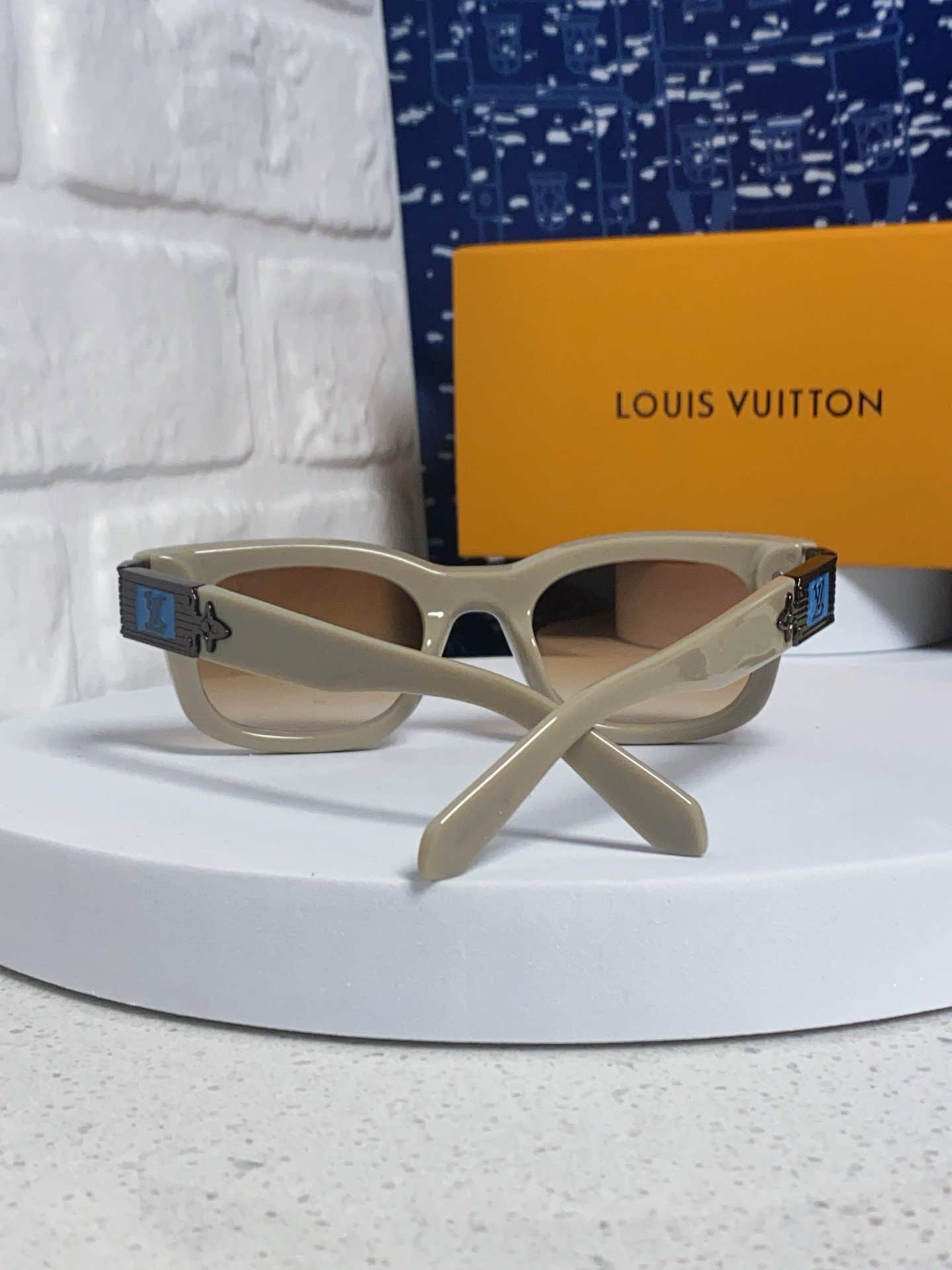 LOUIS VUITTON ルイヴィトン サングラス メンズ レディース フレーム オーバル ブルー 31372 多色展開 - 画像 6