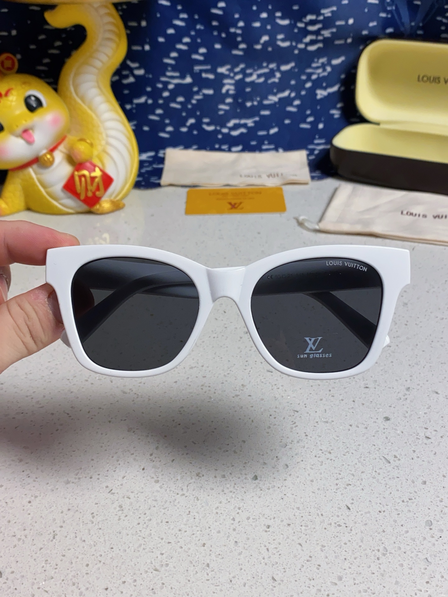 LOUIS VUITTON ルイヴィトン メガネ フレーム レディース ホワイト 多色展開 - 画像 7