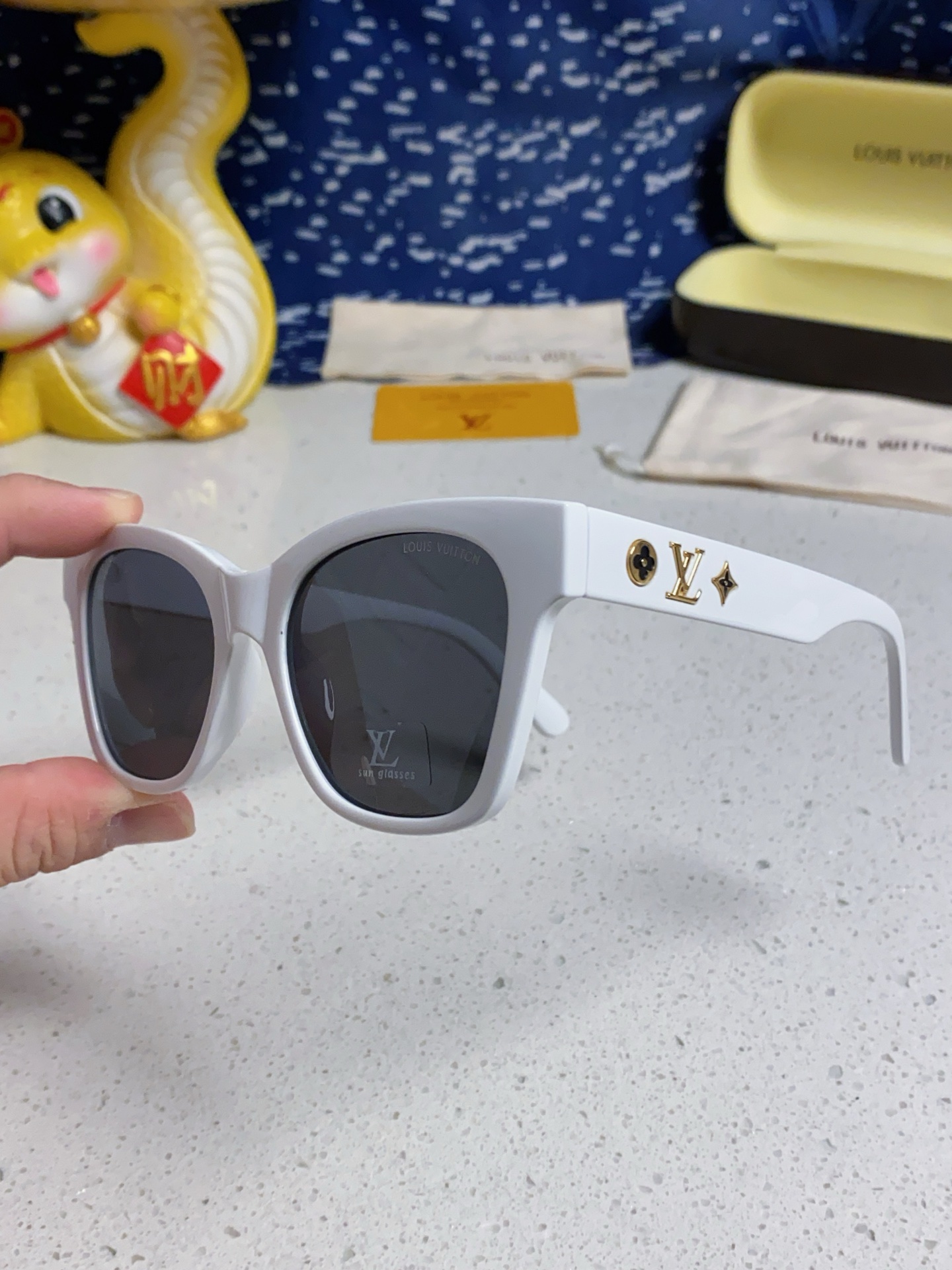 LOUIS VUITTON ルイヴィトン メガネ フレーム レディース ホワイト 多色展開 - 画像 9