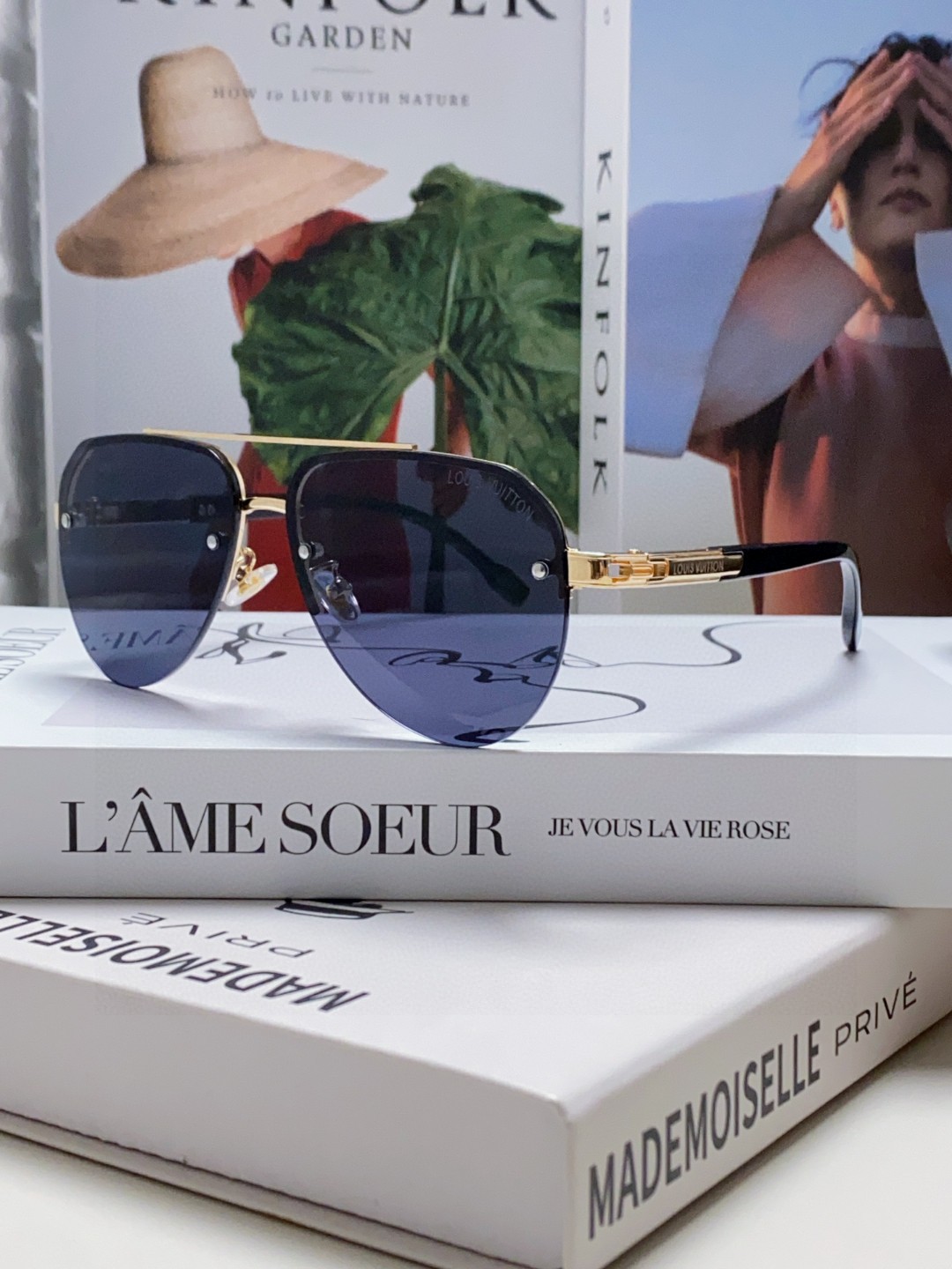 LOUIS VUITTON ルイヴィトン メタルフレーム サングラス フライトグラス 男女兼用 防紫外線 ブラック ブラウン グリーン シルバー ブラックゴールド 多色展開